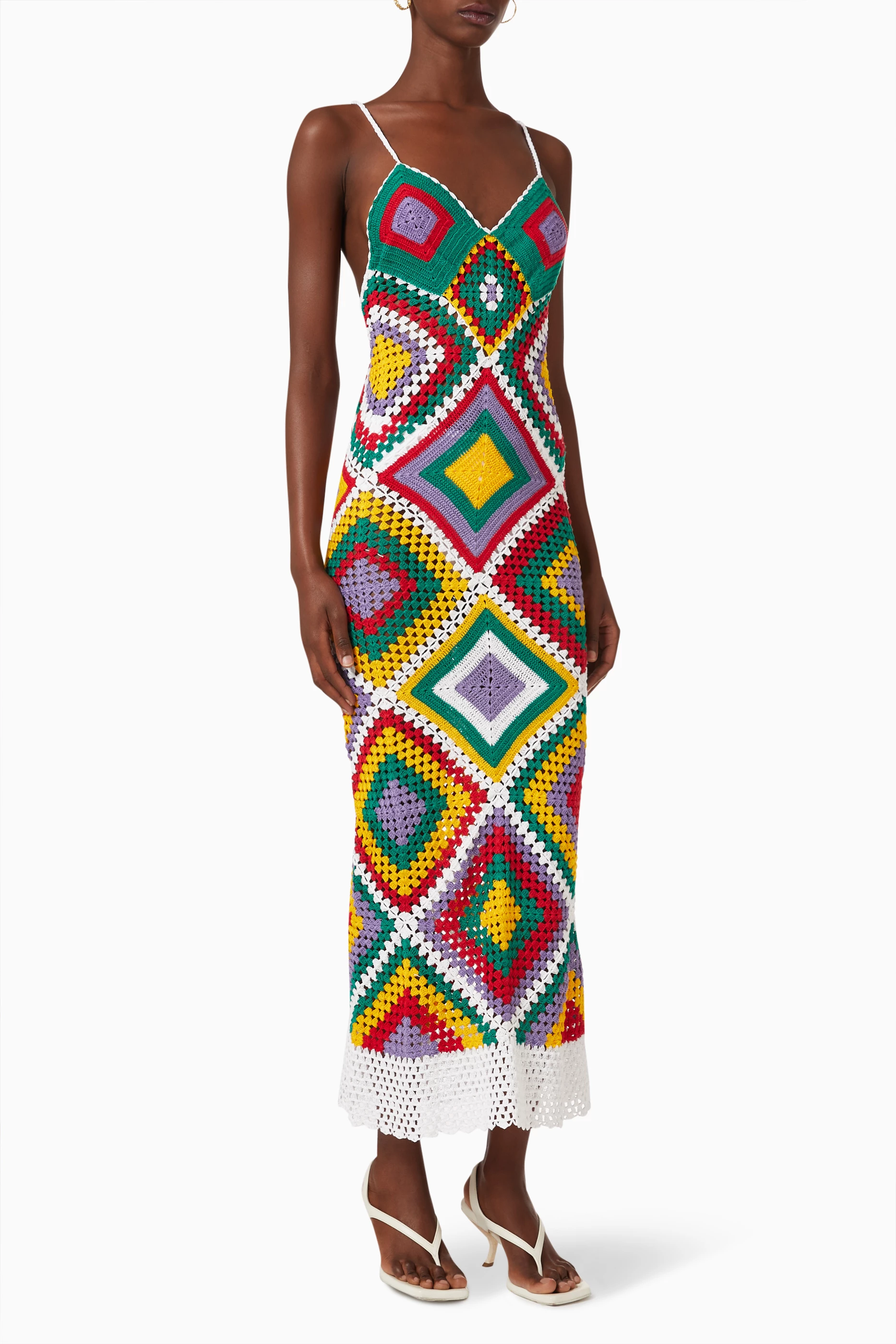 alix pinho crochet dress ALIX PINHO BLACK CROCHET MAXI DRESS XSMALL