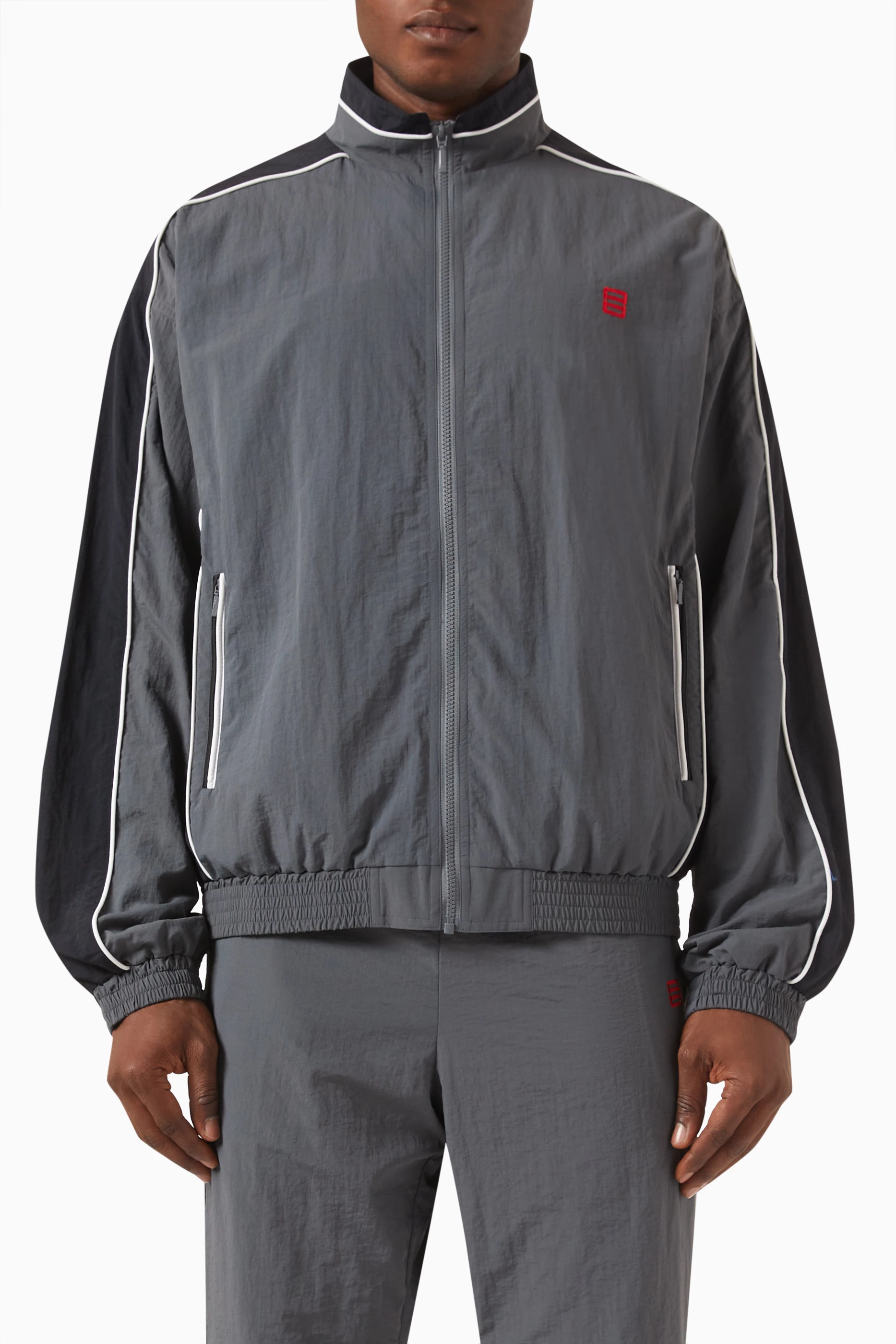 Buy Ambush Grey Track Jacket in Nylon For Men Online | Ounass Saudi