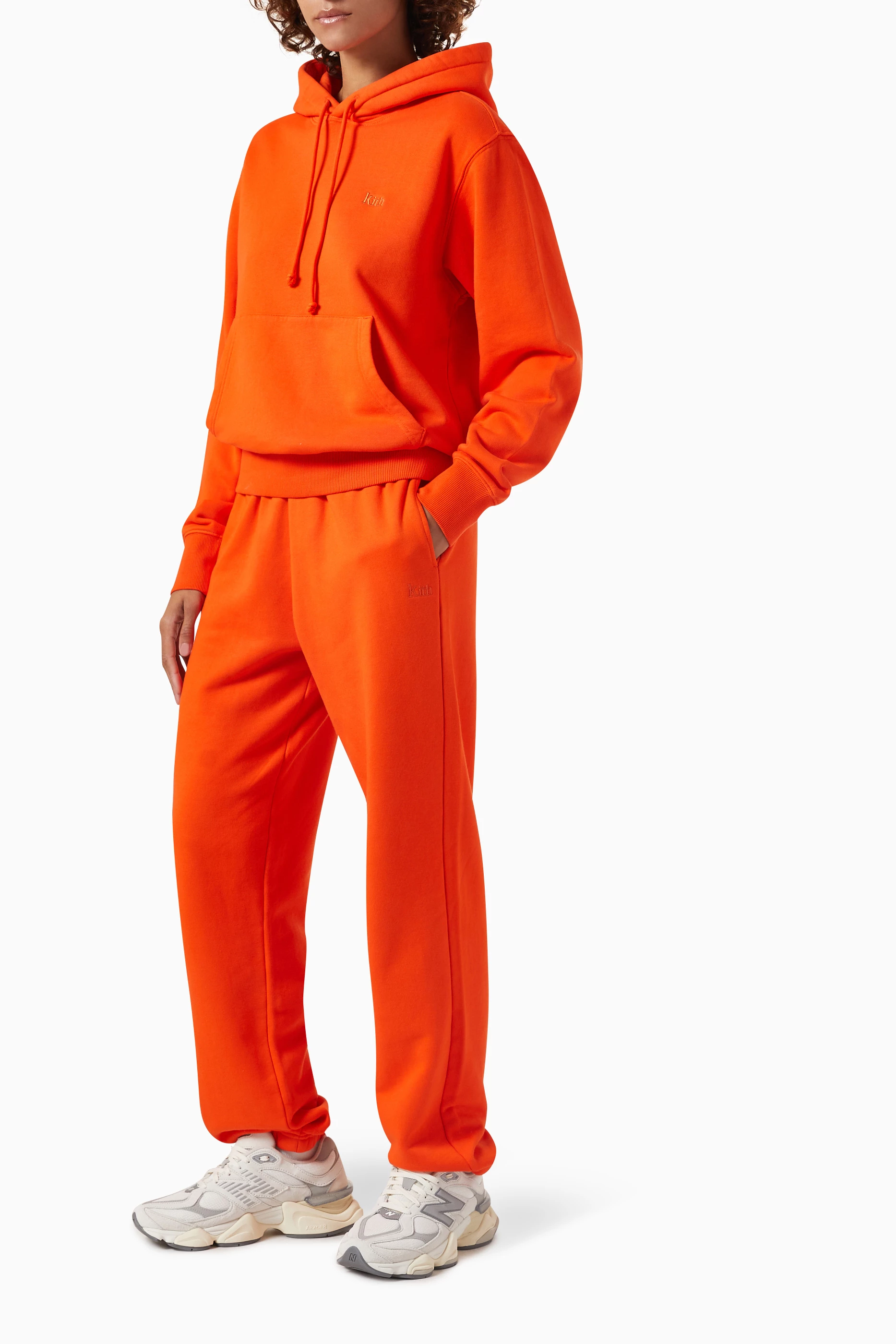 Buy Kith Red Jane Hoodie II in Fleece For Women Online Ounass Saudi