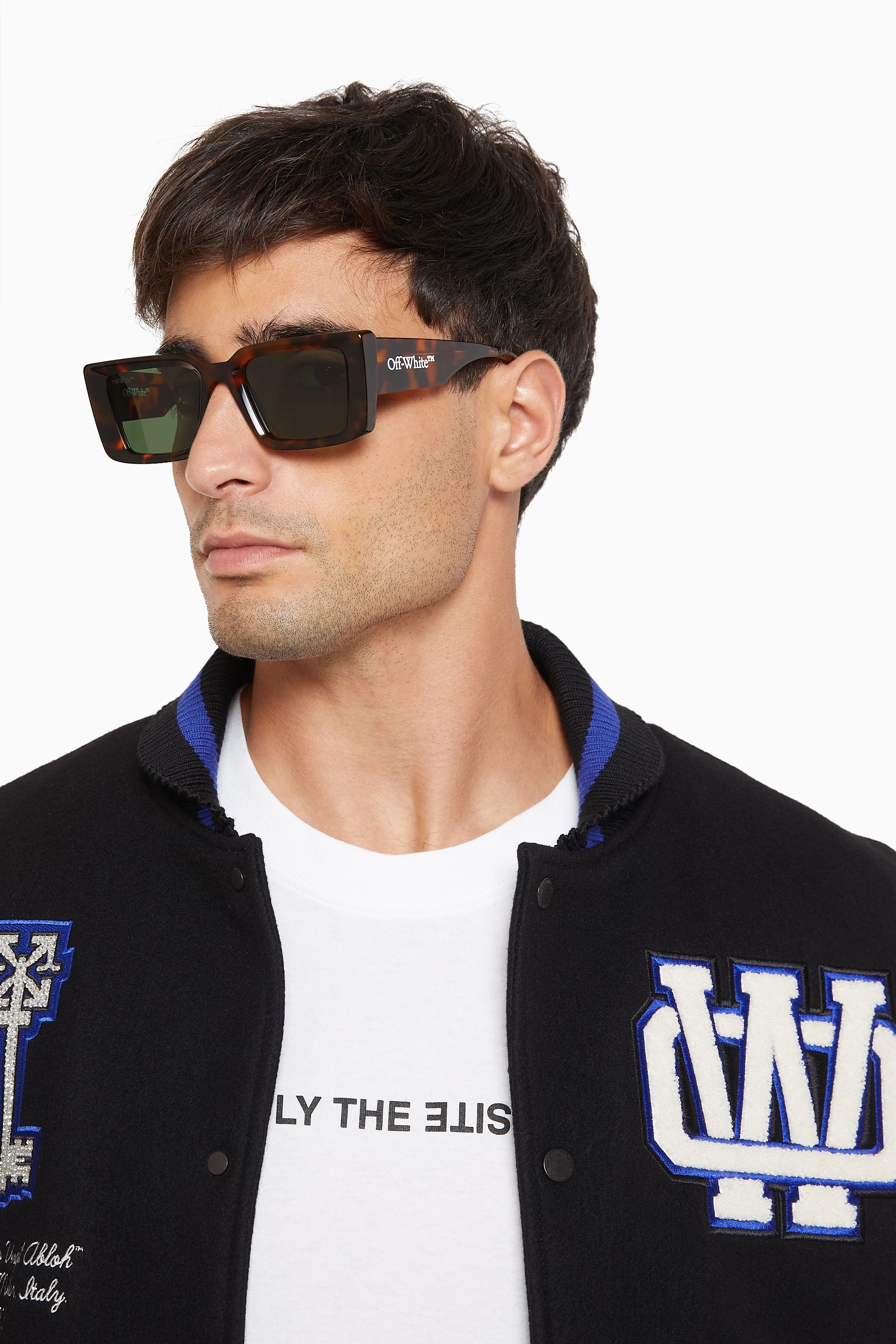 Buy Off-White Brown Savannah Sunglasses in Acetate For Men Online