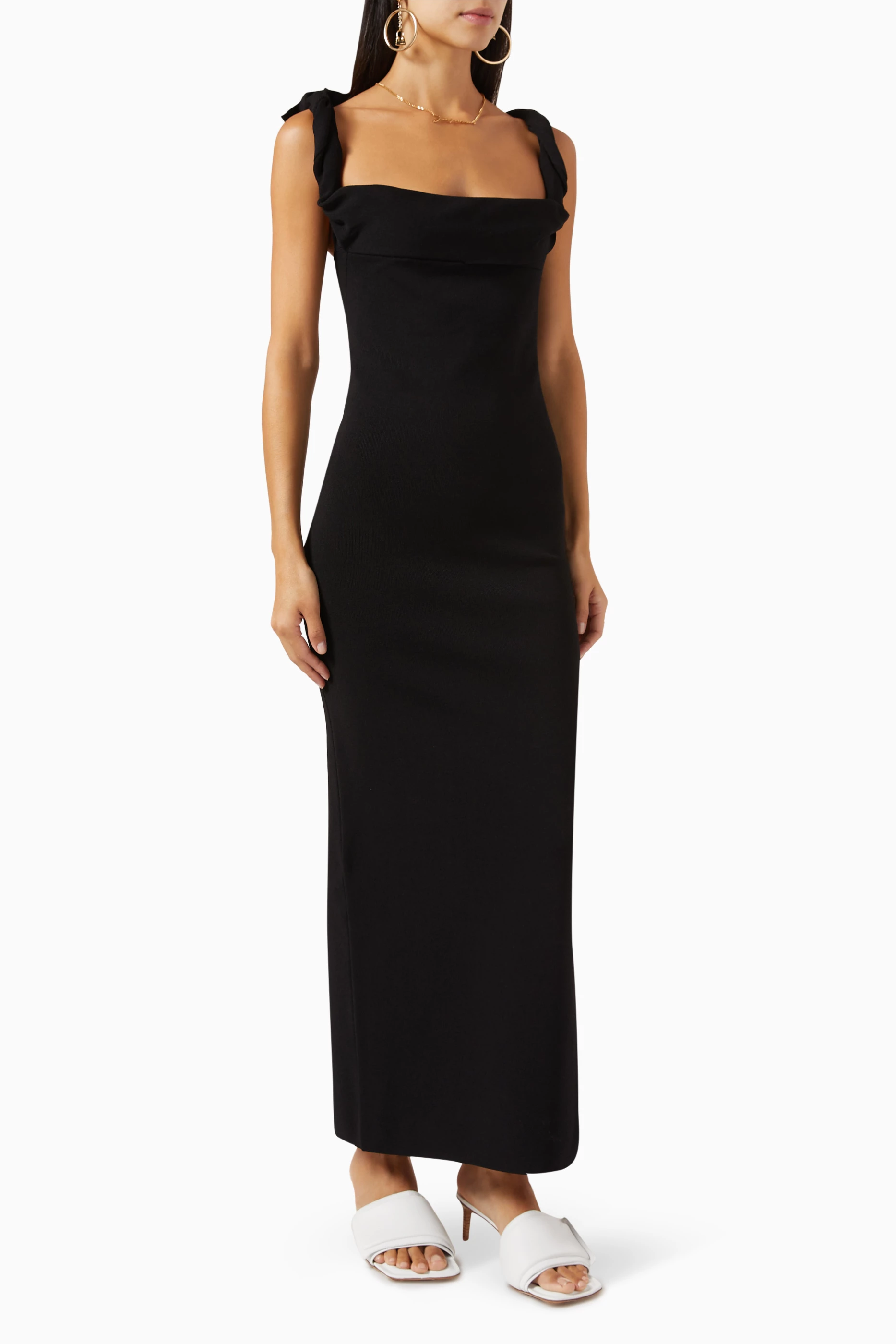 jacquemus la robe maille alca maxi dress Jacquemus La Robe Maille Alca Dress Red Size FR32 / AU 4