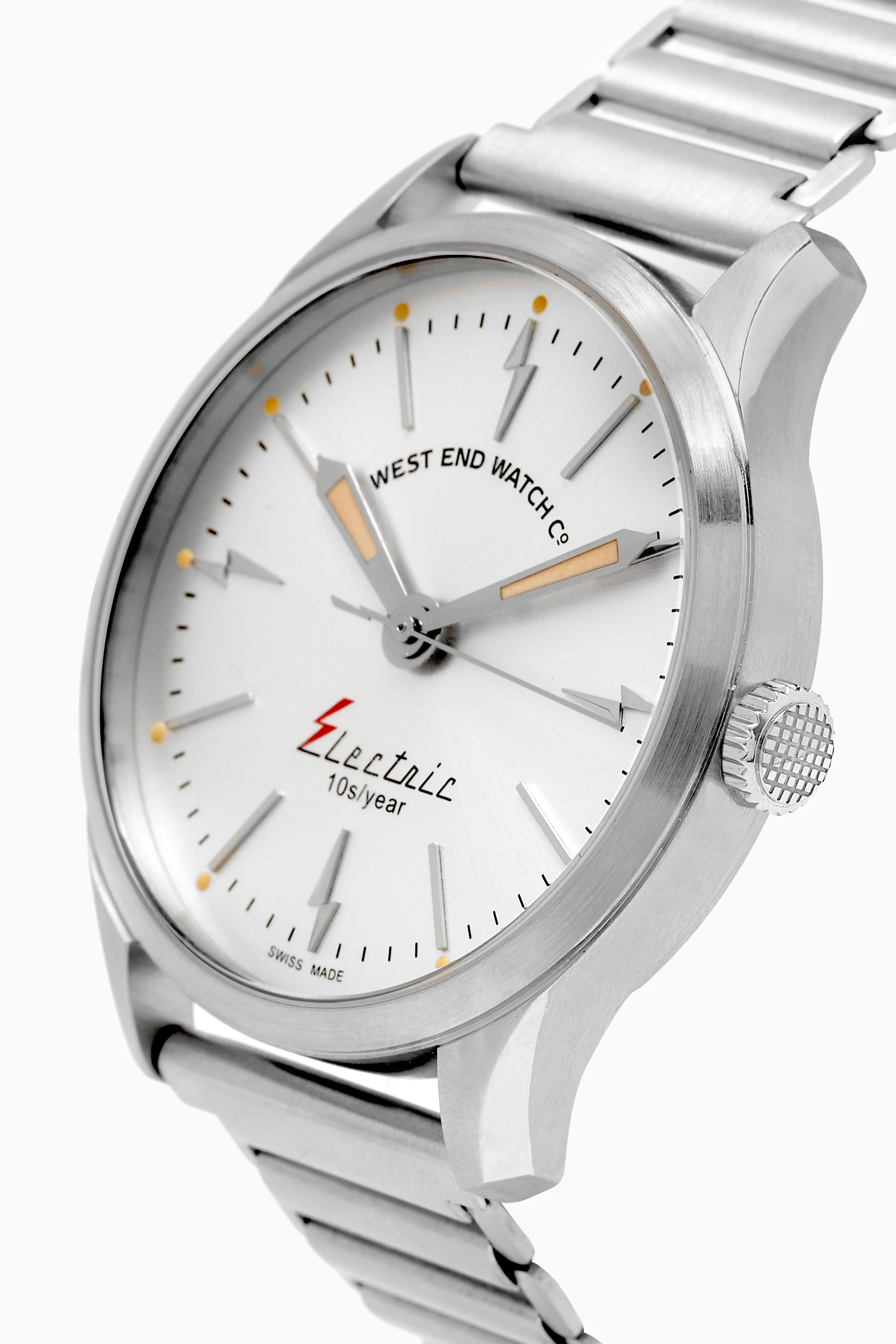 Stainless Steel Electric Watch Company SANDA Men Brand Stainless