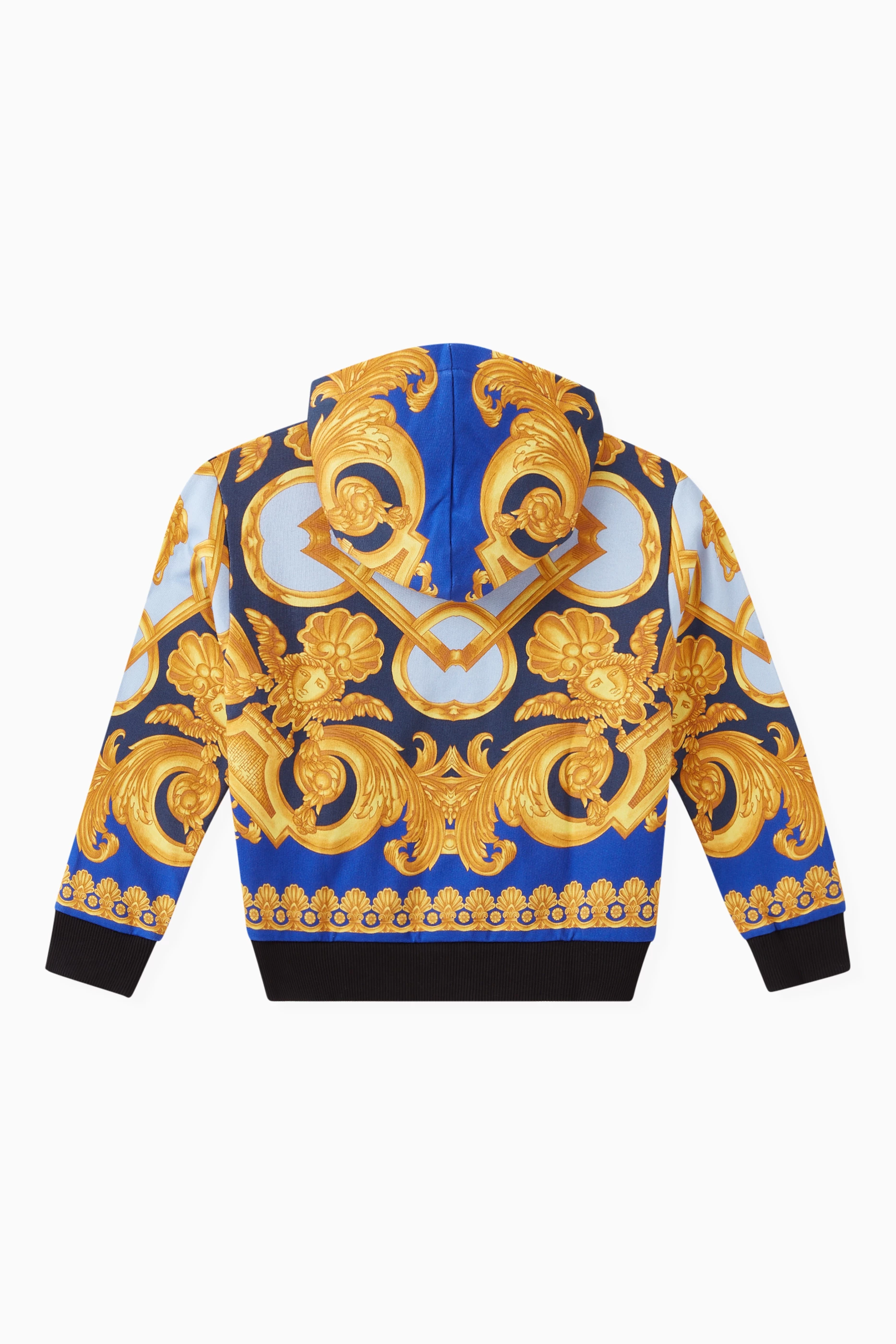 Yellow Versace Men Hoodies Buy Versace Multicolour Barocco 660
