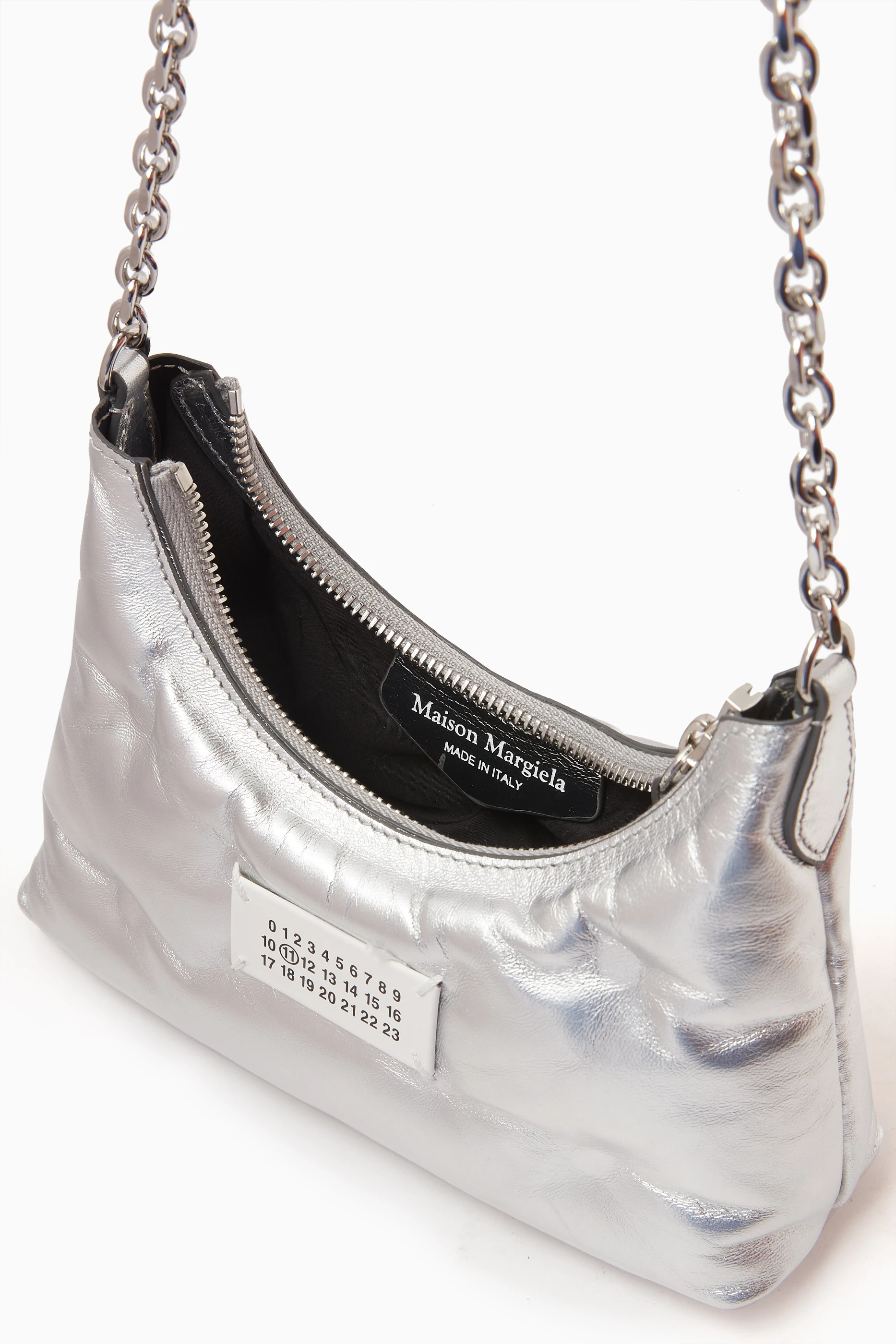 ◆Maison Margiela NEW◆Glam Slam Hobo Micro バッグ/Silver◆ 24370944_54392623_600.jpg