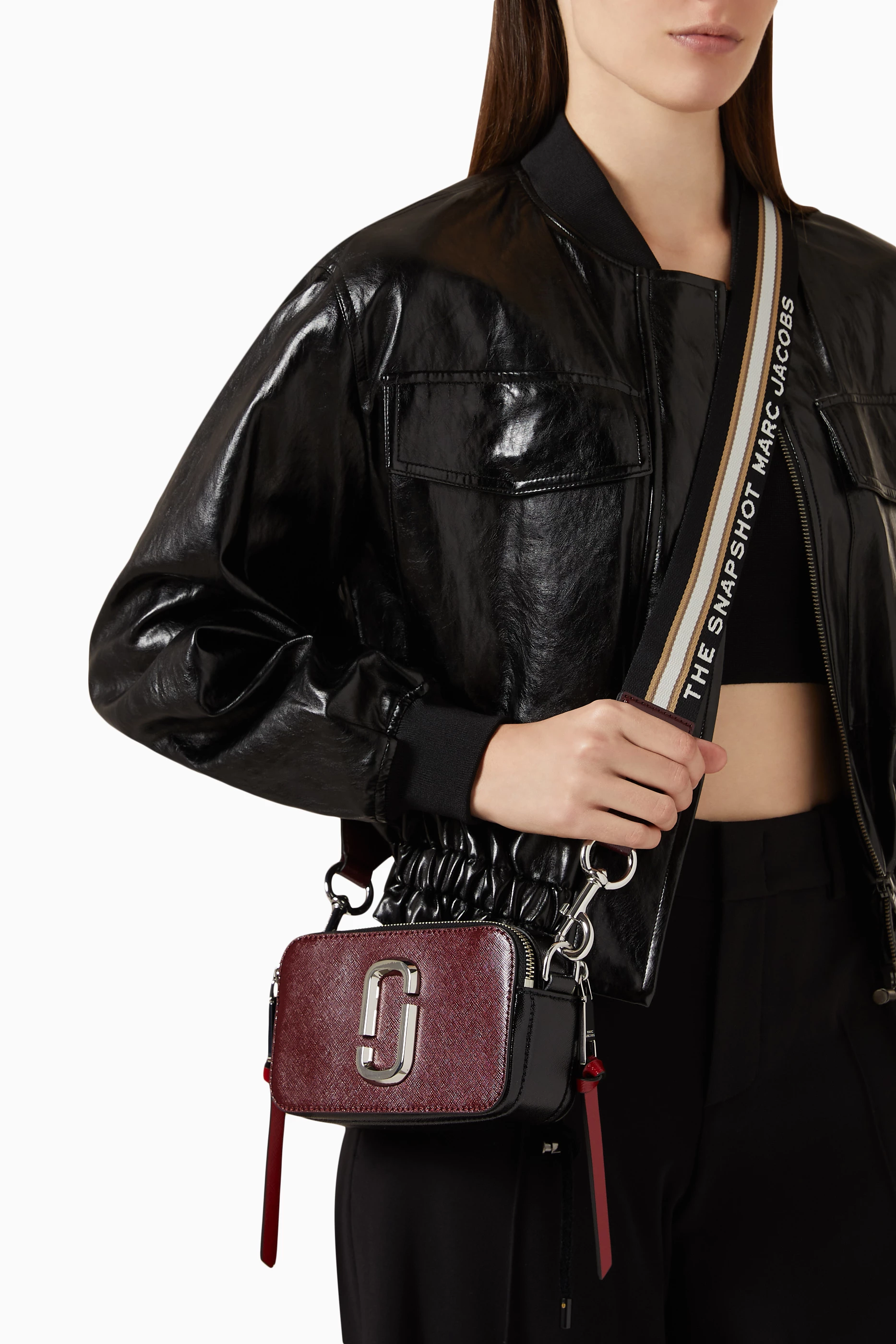 Marc jacobs snapshot deep maroon sales