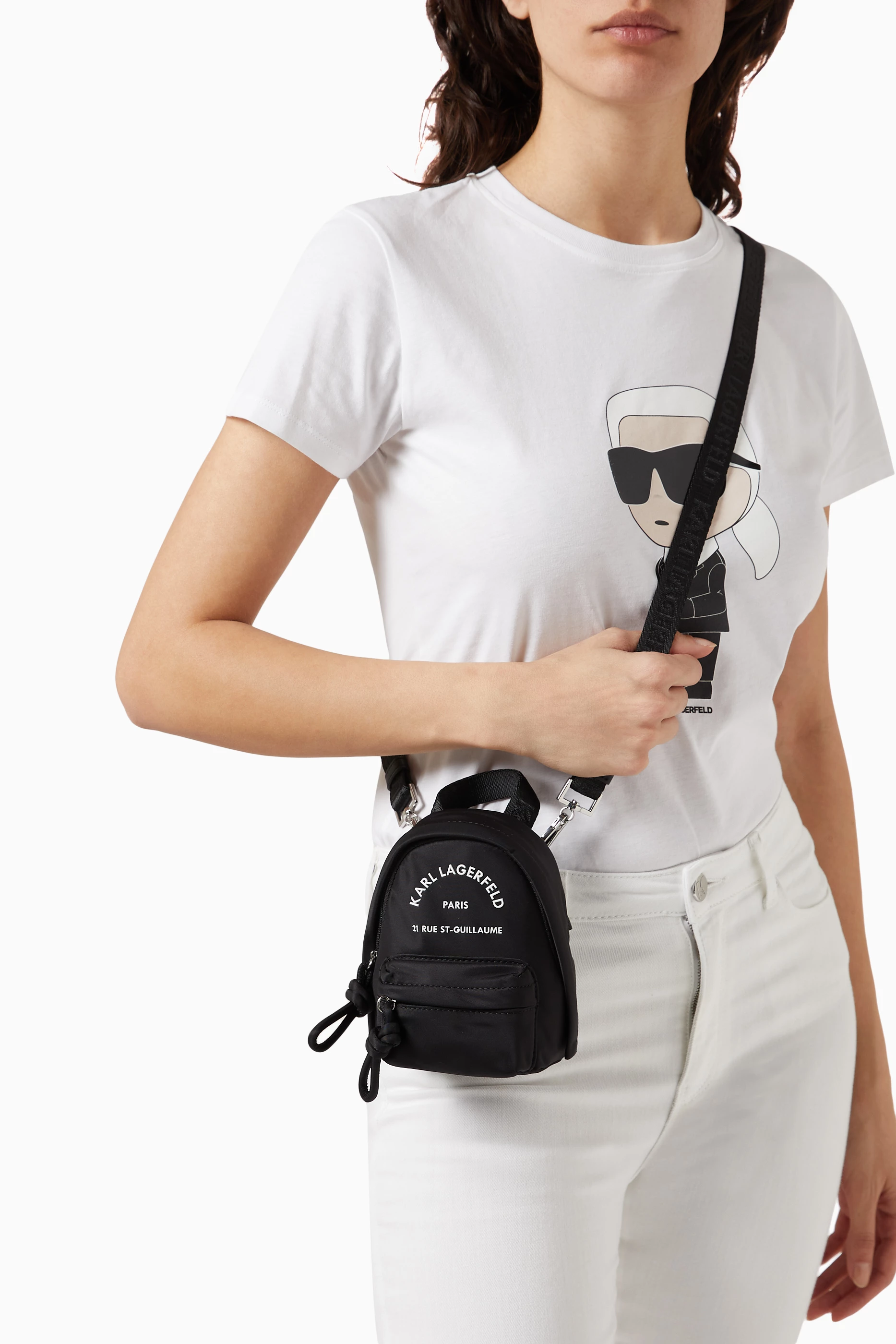 Karl lagerfeld mini backpack deals