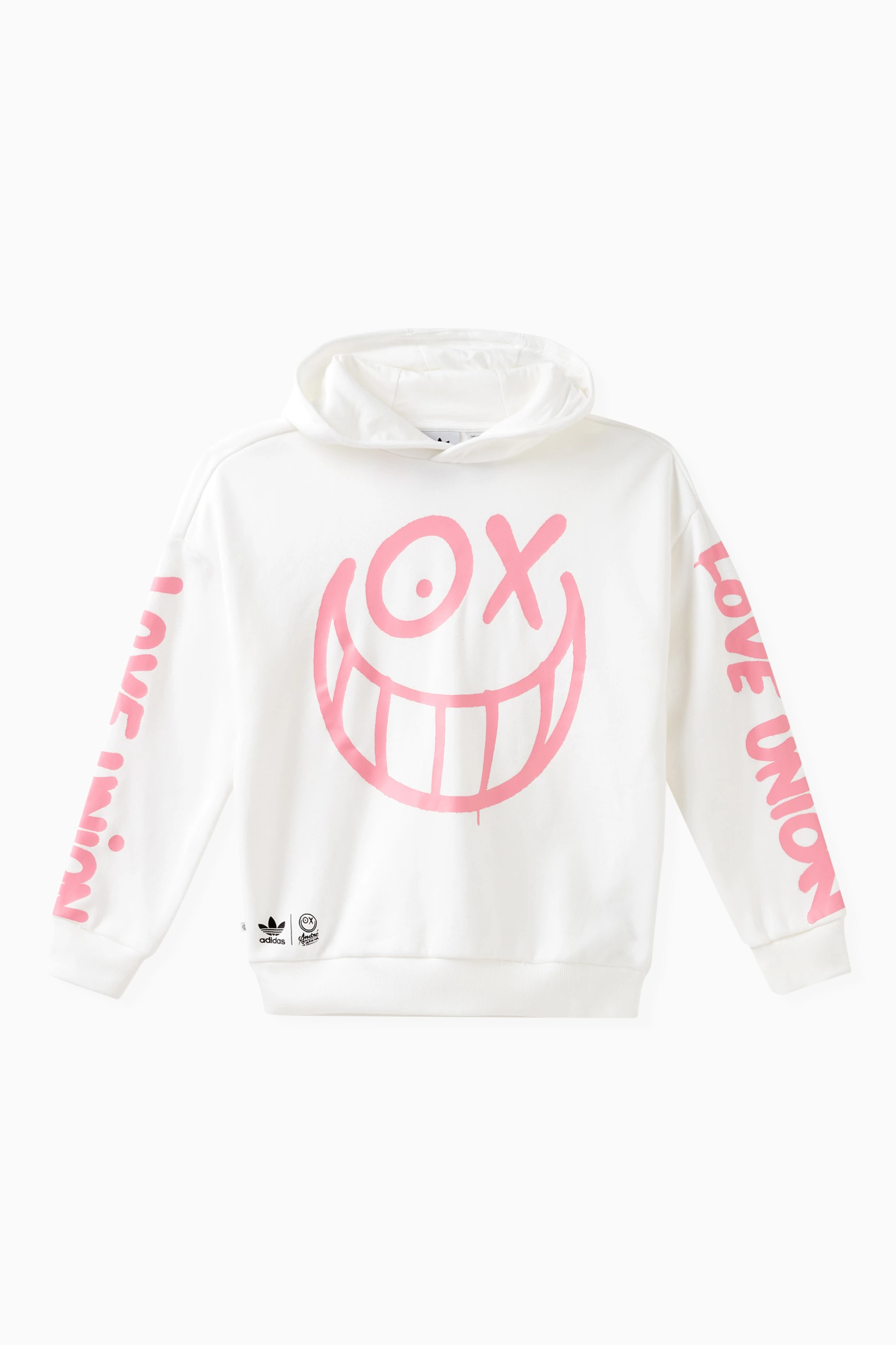Adidas smiley face hoodie hotsell