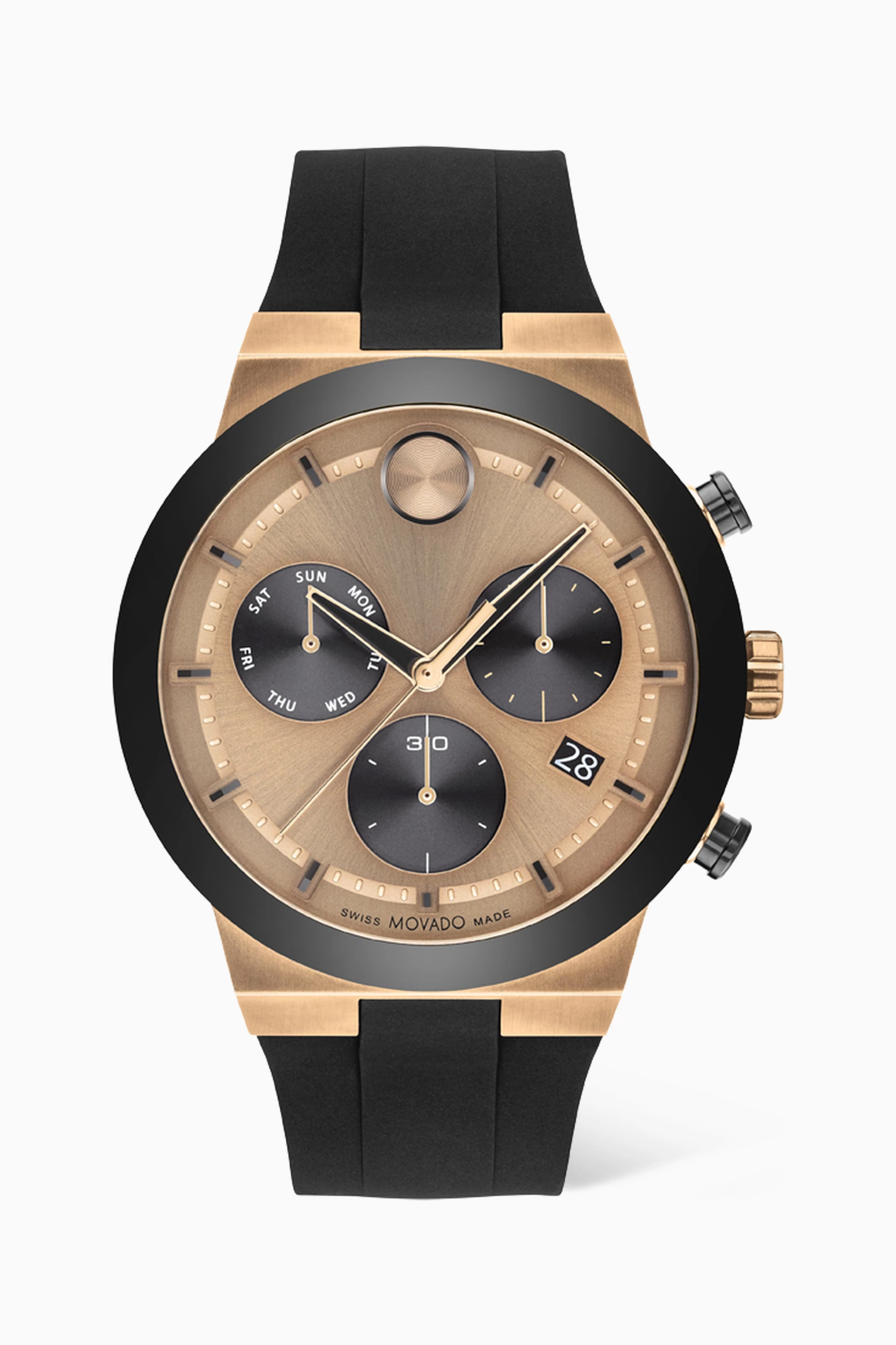 Buy Movado Black Bold Fusion Chronograph Watch 44mm For Men Online Ounass Saudi