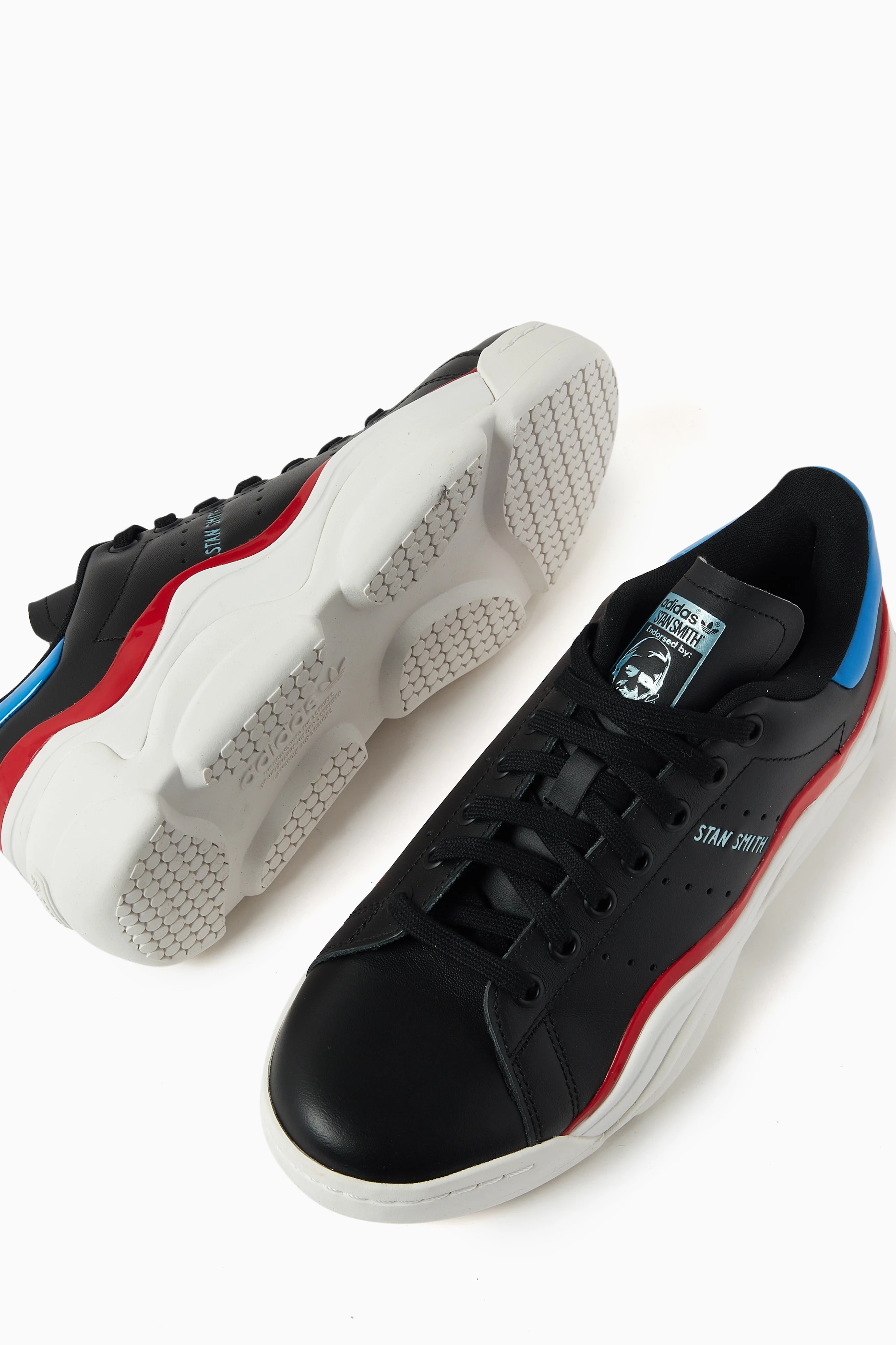 Buy adidas Black Stan Smith Millencon Sneakers in Leather For Women Online Ounass Saudi