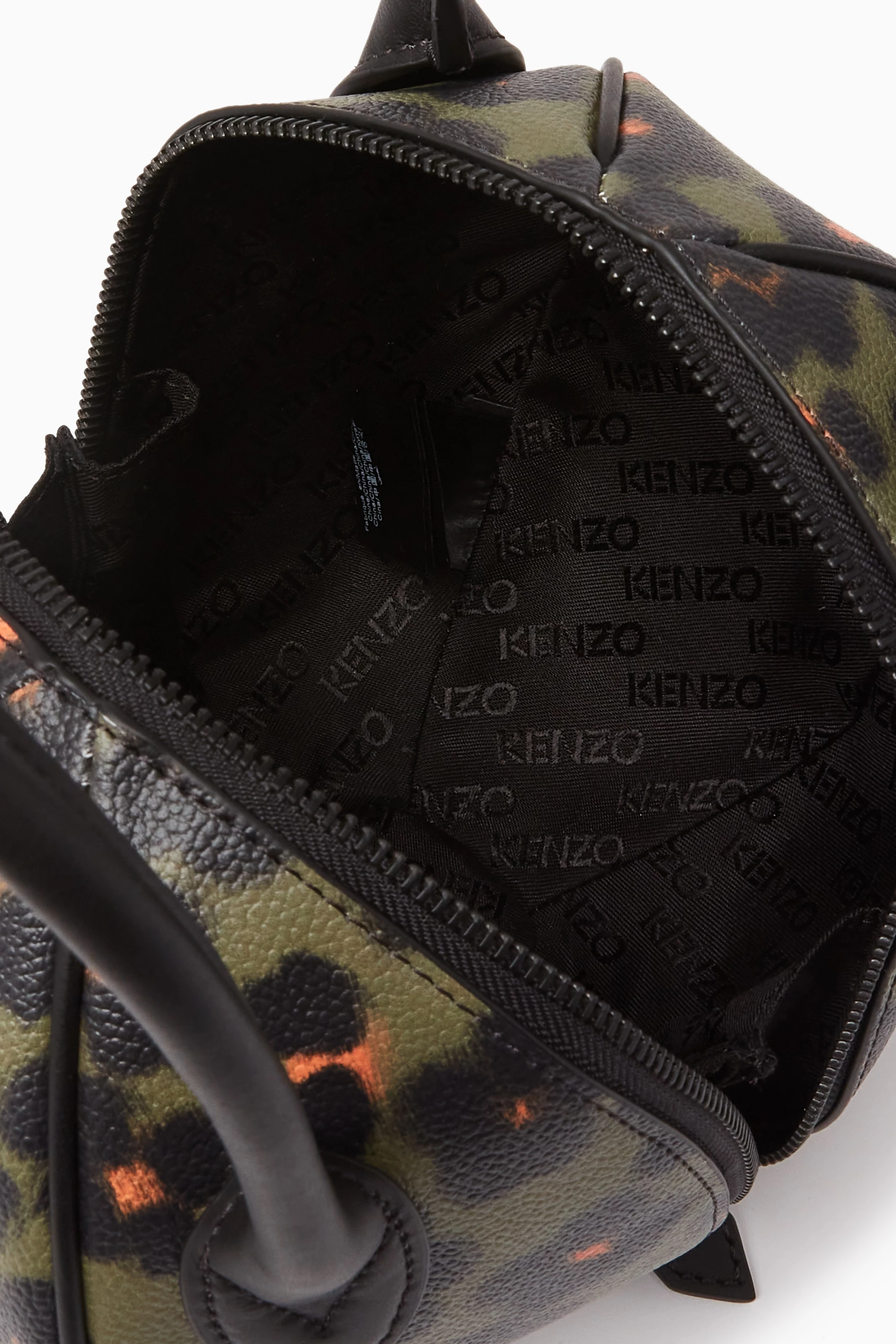 Buy KENZO Brown Hana Leopard Discover Crossbody Bag in Coated Canvas For Women Online Ounass Saudi