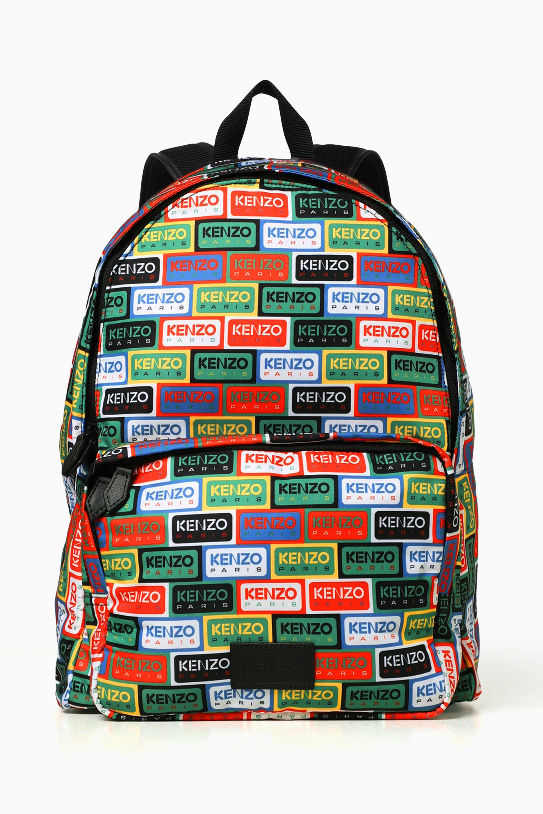 Buy KENZO Multicolour Kenzo Label Zip Backpack in Nylon For Men Online Ounass Saudi