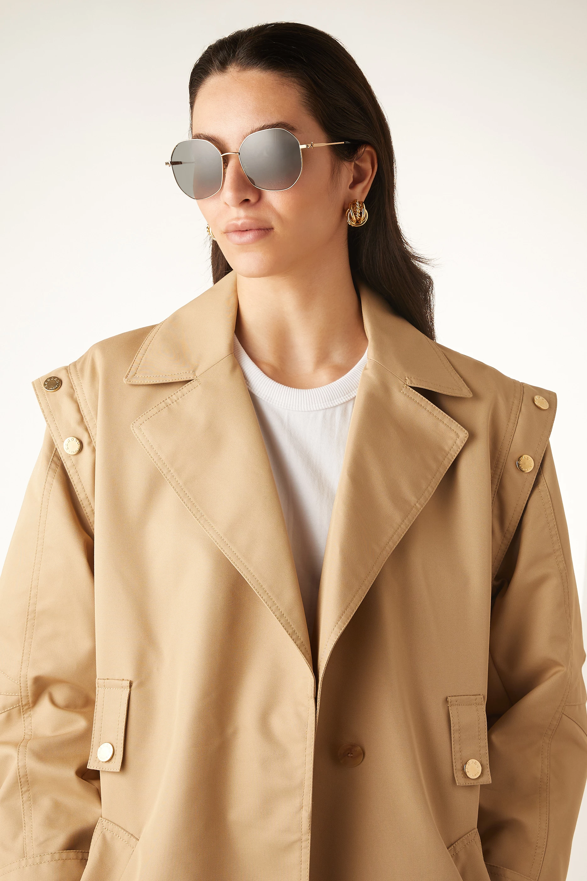 Jimmy Choo Astra Geometric Frame Sunglasses ASTRA Eyeglasses - Jimmy Choo Authorized Retailer  main image 3