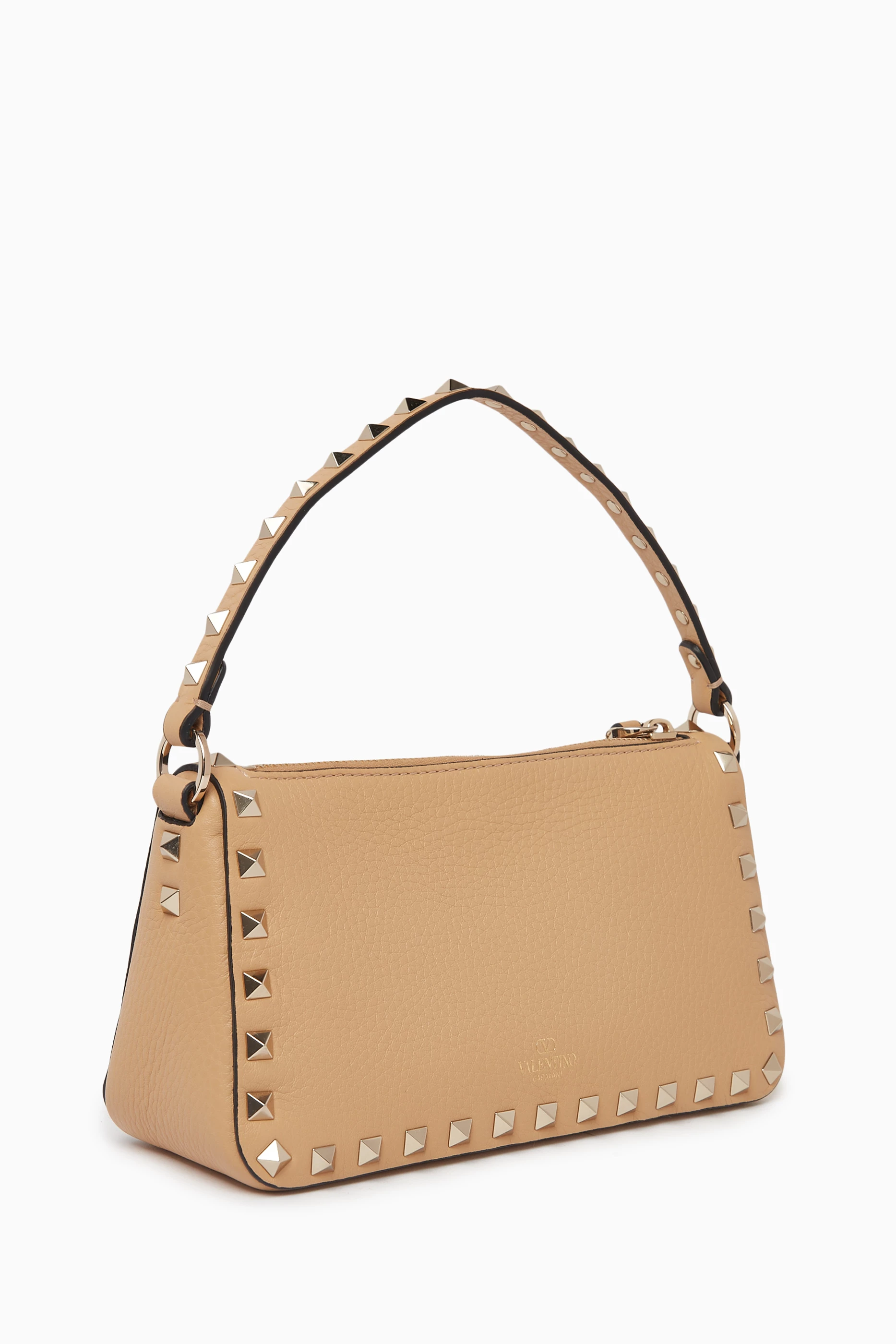 Buy Valentino Garavani Brown Valentino Garavani Small Rockstud Crossbody Bag in Leather For Women Online Ounass Saudi