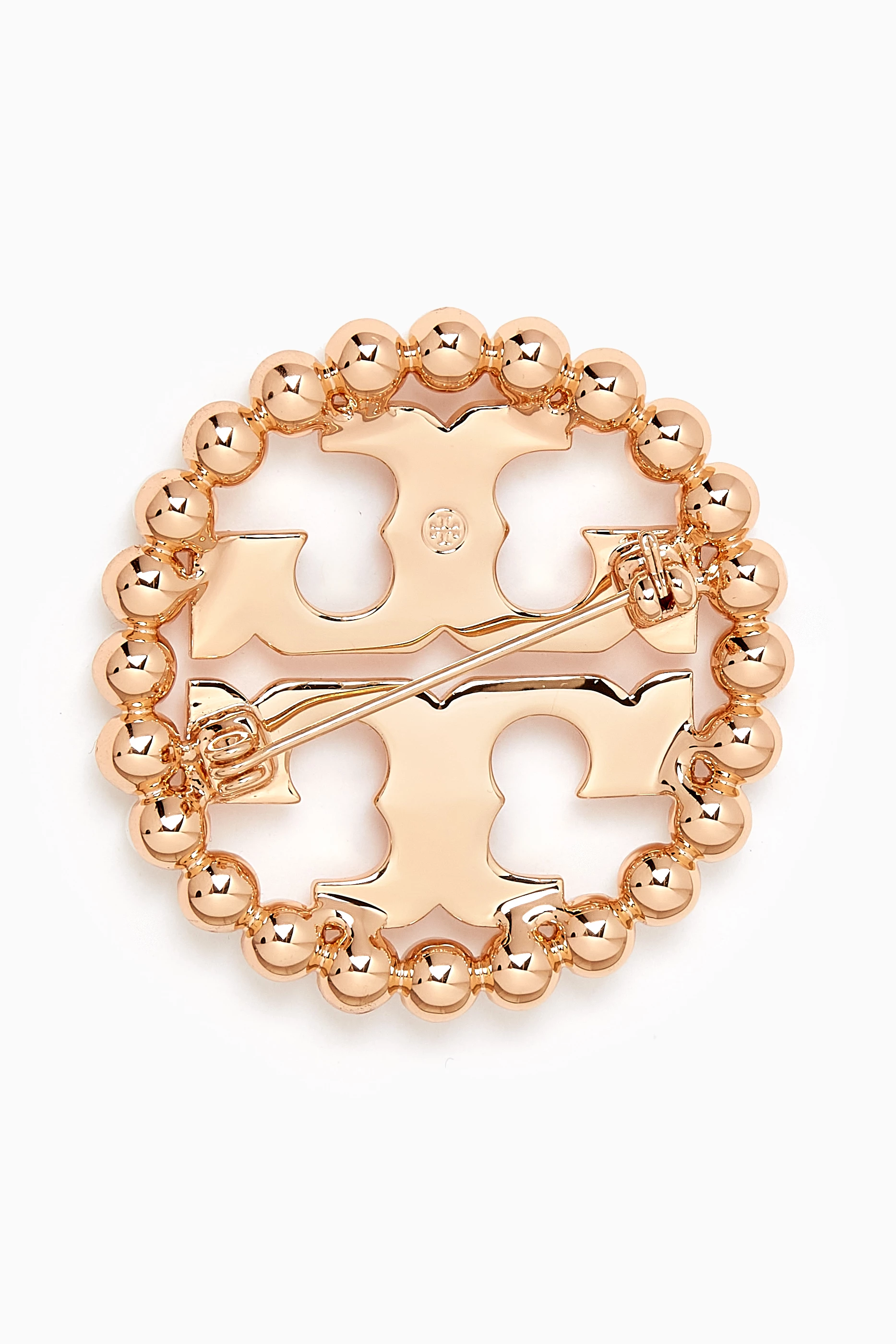 Buy Tory Burch Gold Miller Pearl Brooch in Gold Plated Brass For Women Online Ounass Saudi