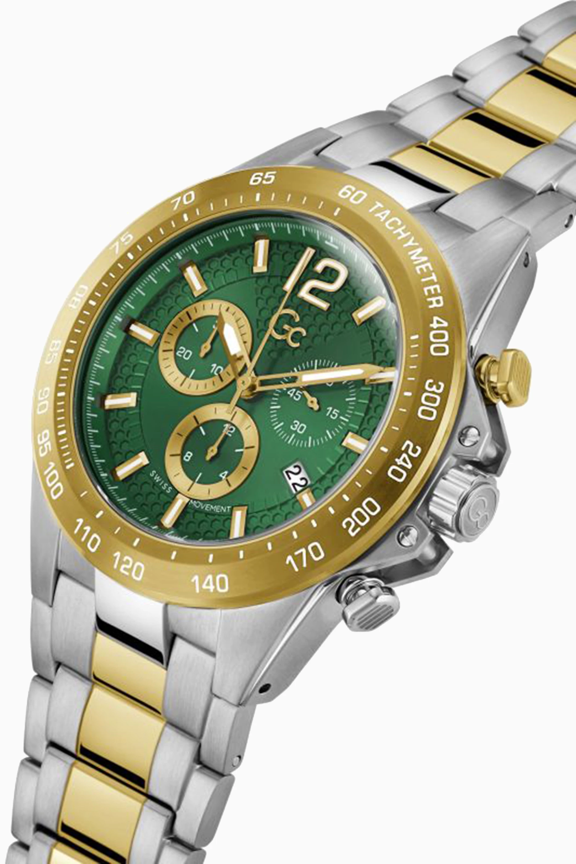 Buy GC Green Audacious Chrono Watch 44mm For Men Online Ounass Saudi