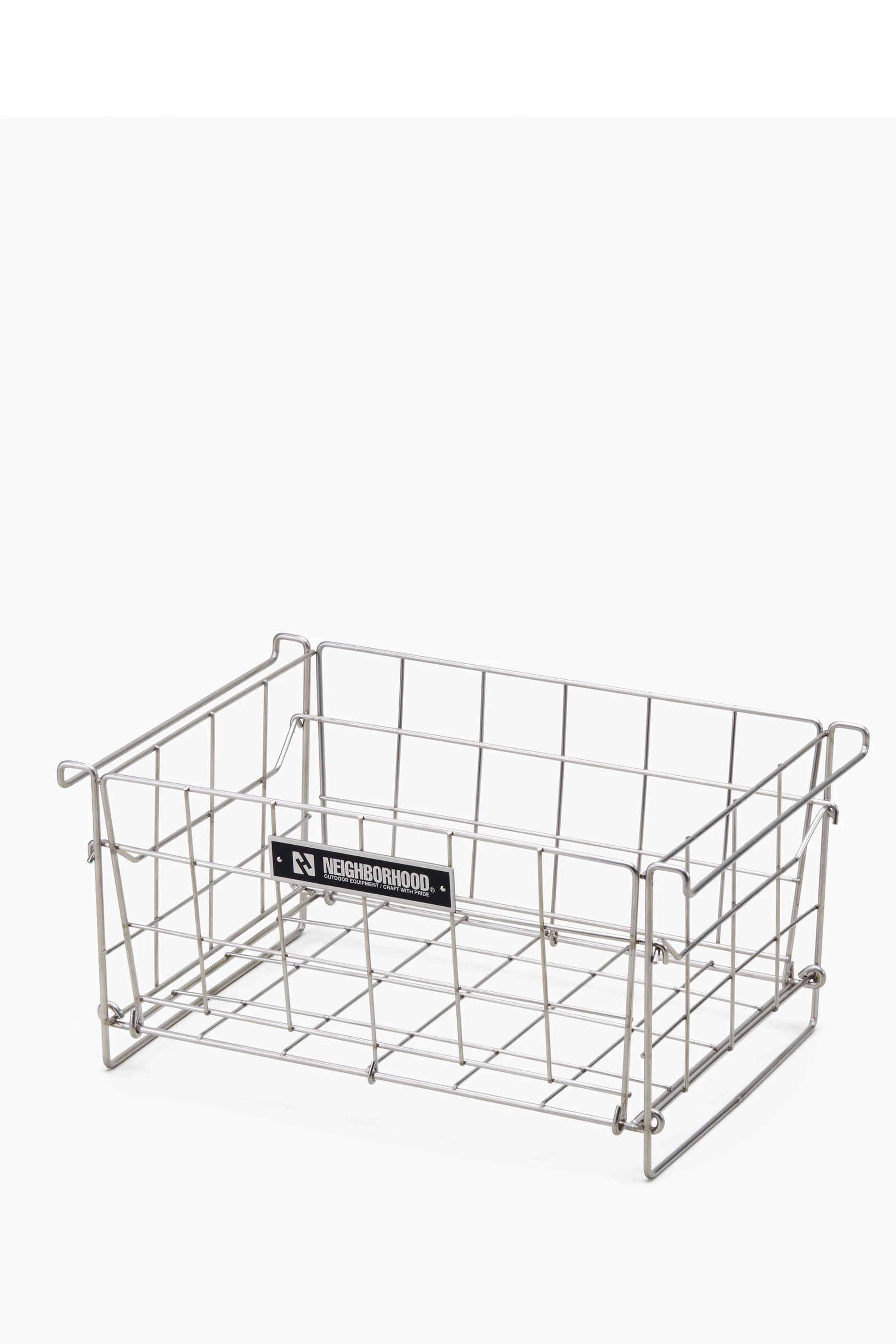 Buy Neighborhood Silver Folding Basket & Stand Set in Stainless steel For  Men Online | Ounass Saudi