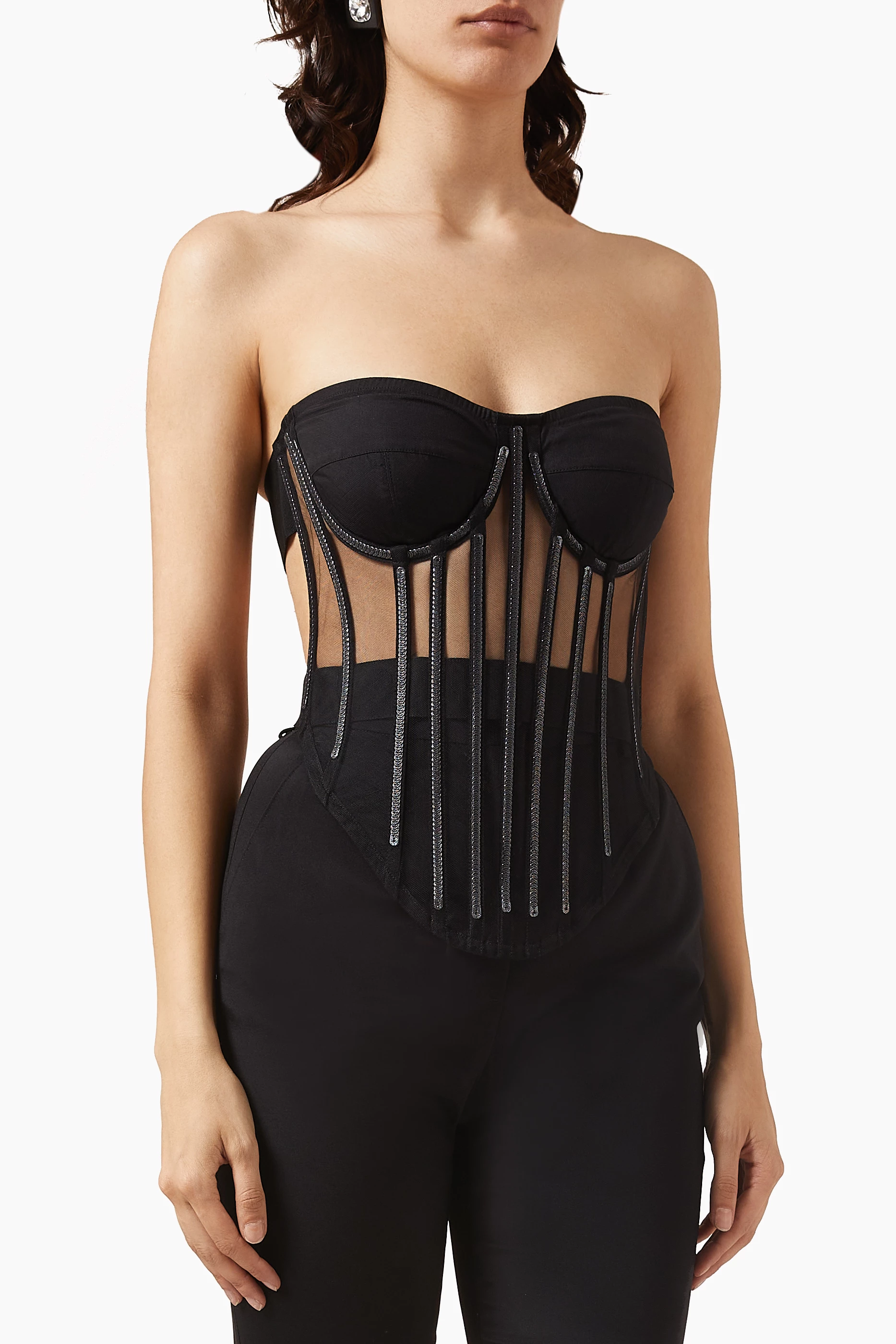 新品 DOLCE&GABBANA Frilled Corset Camisole 新品 DOLCE&GABBANA Frilled Corset Camisole 【公式通販】