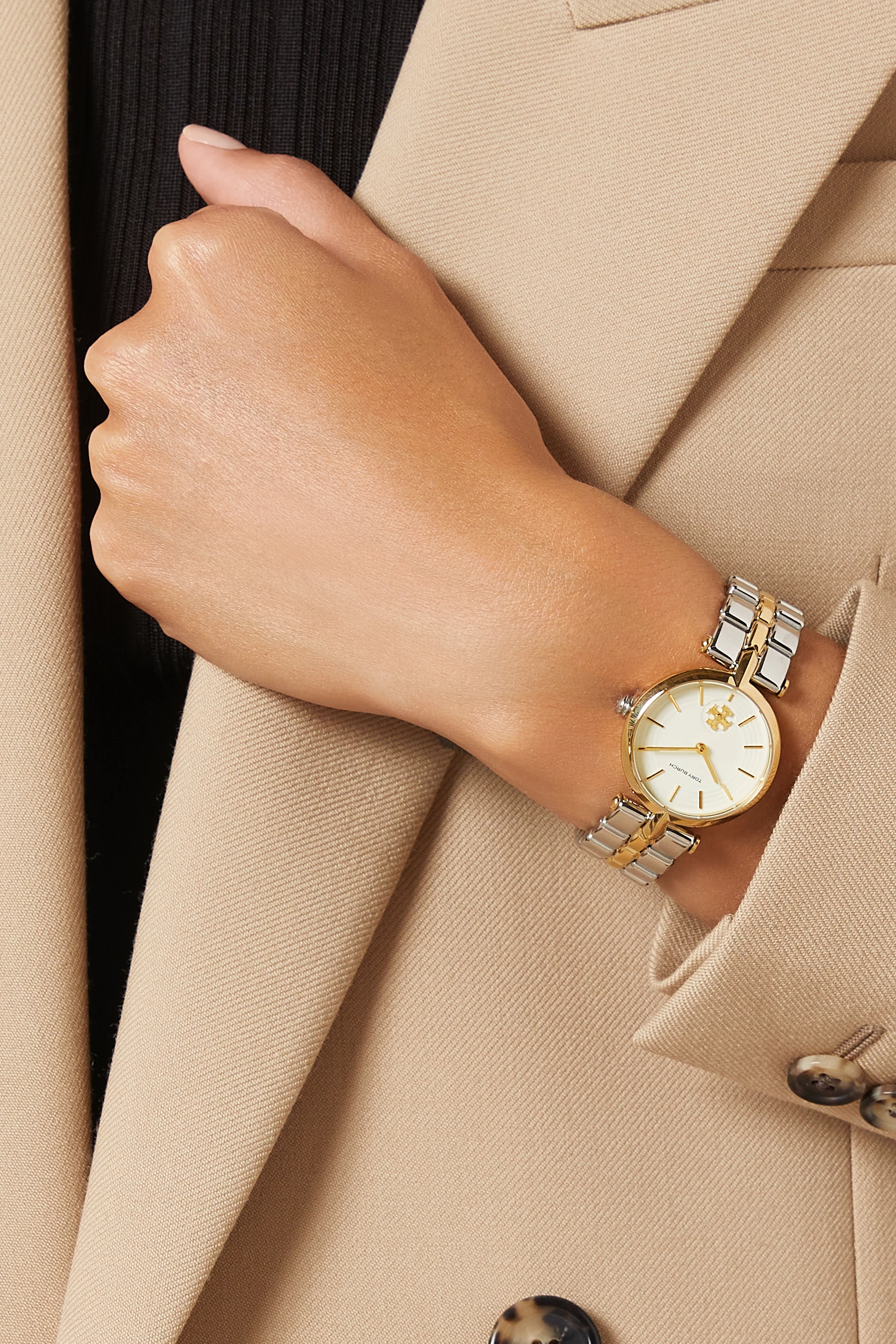 Tory burch watch two tone outlet