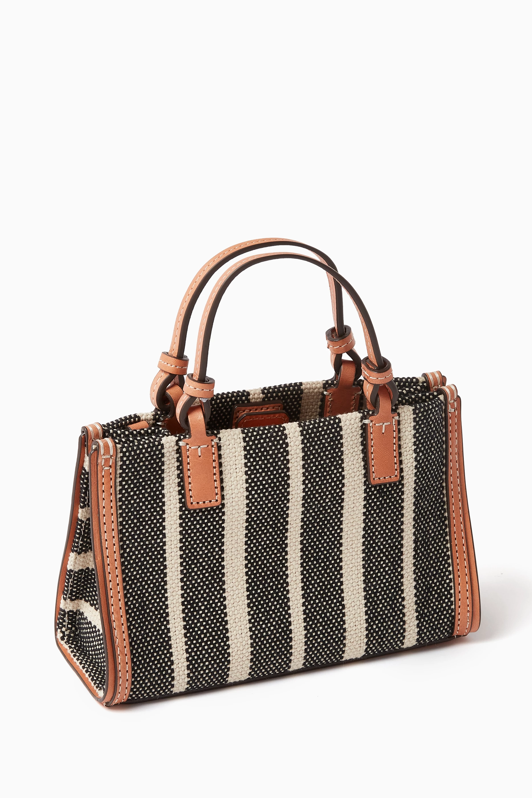 Tory burch striped tote on sale