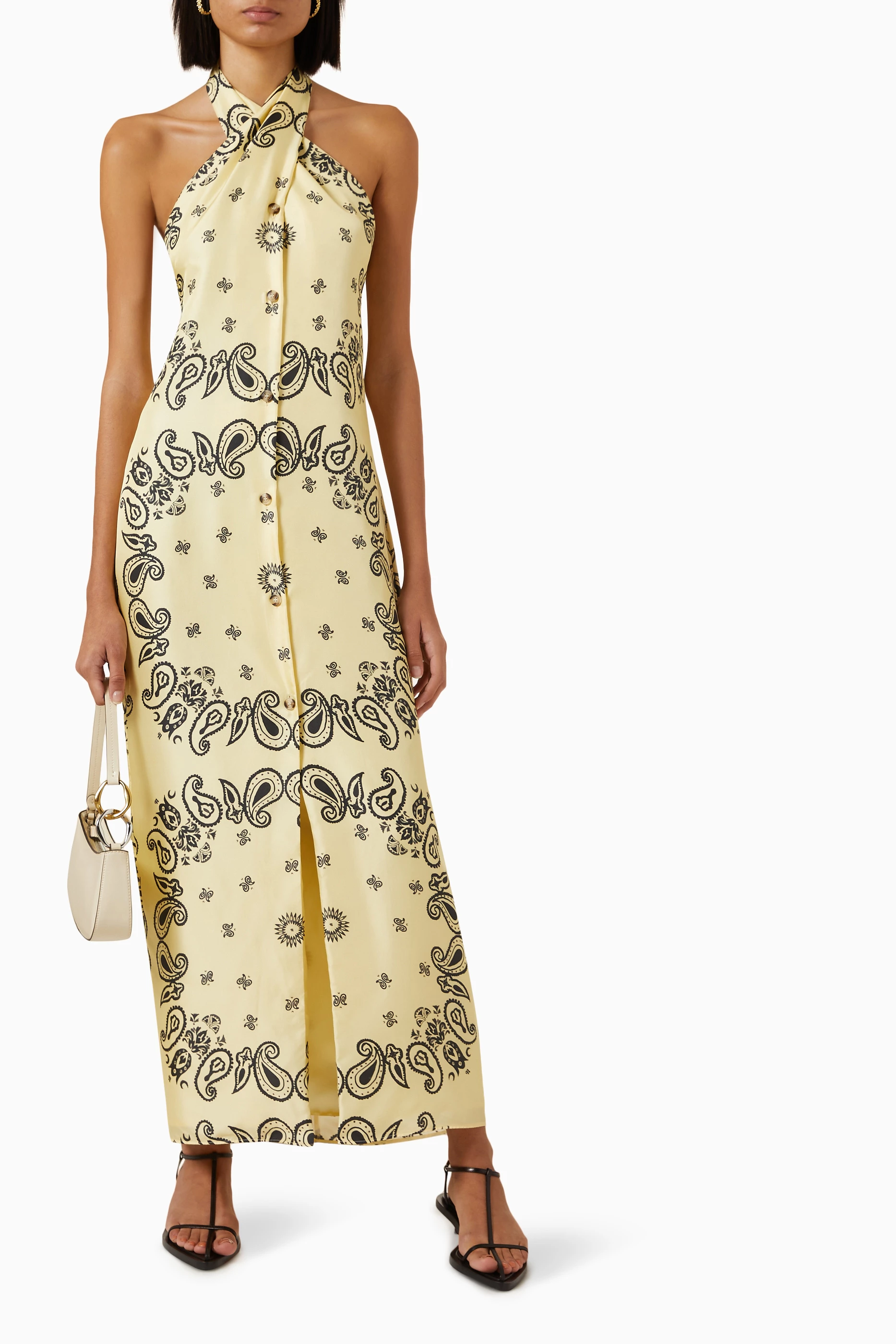 nanushka halter dress Himani - Maxi dress - Rouge