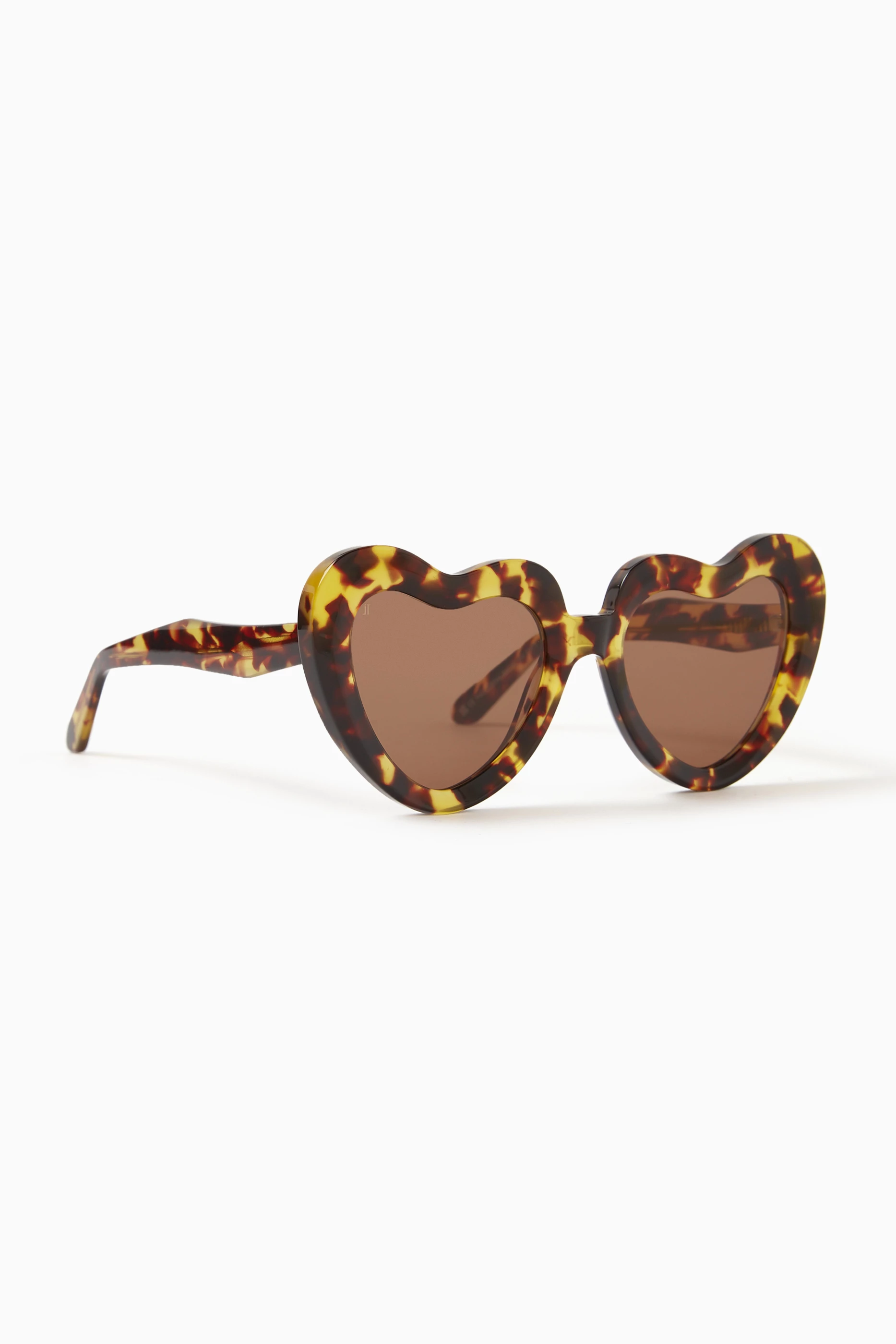 Buy Jimmy Fairly Brown The Coeur Heart-shaped Sunglasses in