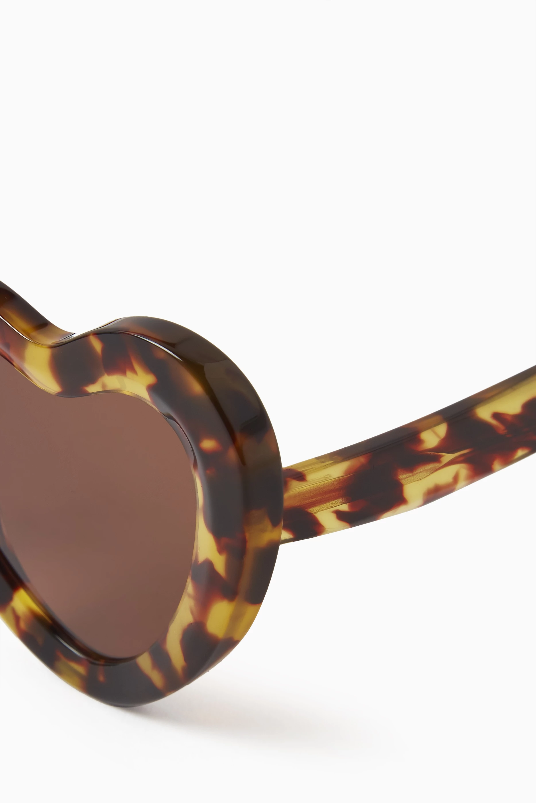 Buy Jimmy Fairly Brown The Coeur Heart-shaped Sunglasses in