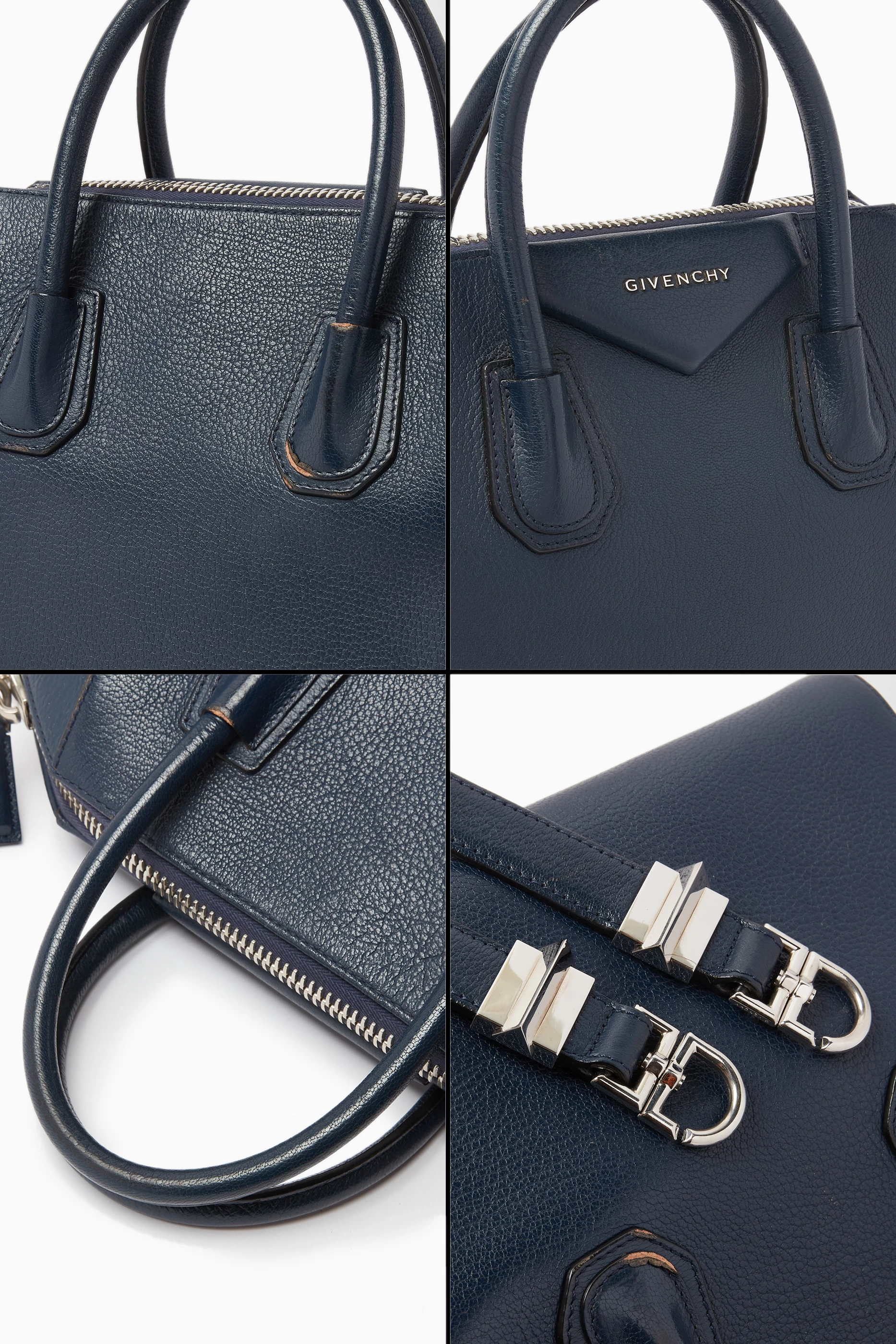 Buy Givenchy Pre Loved Blue Small Antigona Tote Bag in Leather For Women Online Ounass Saudi