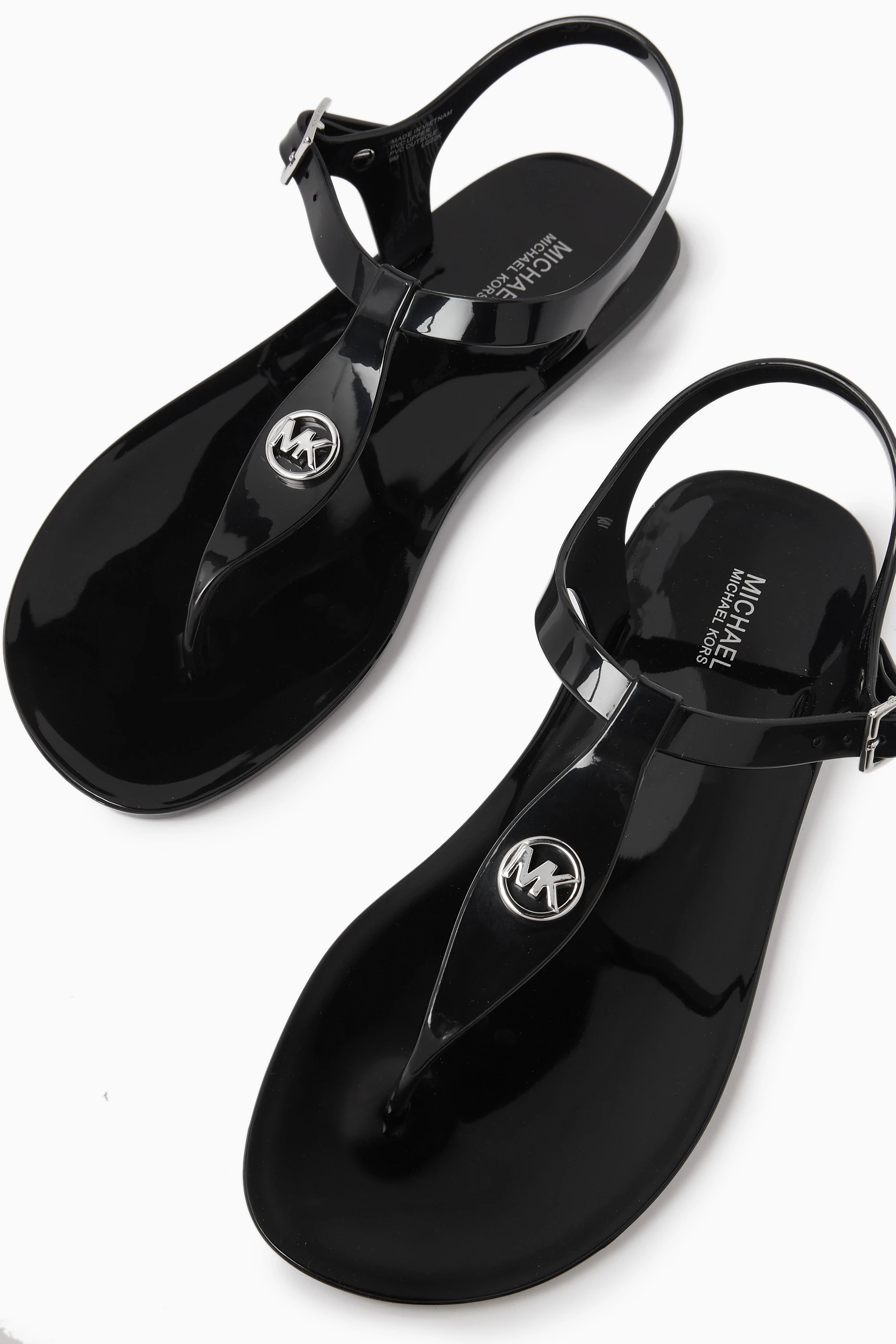 Michael kors jelly thong sandals hotsell