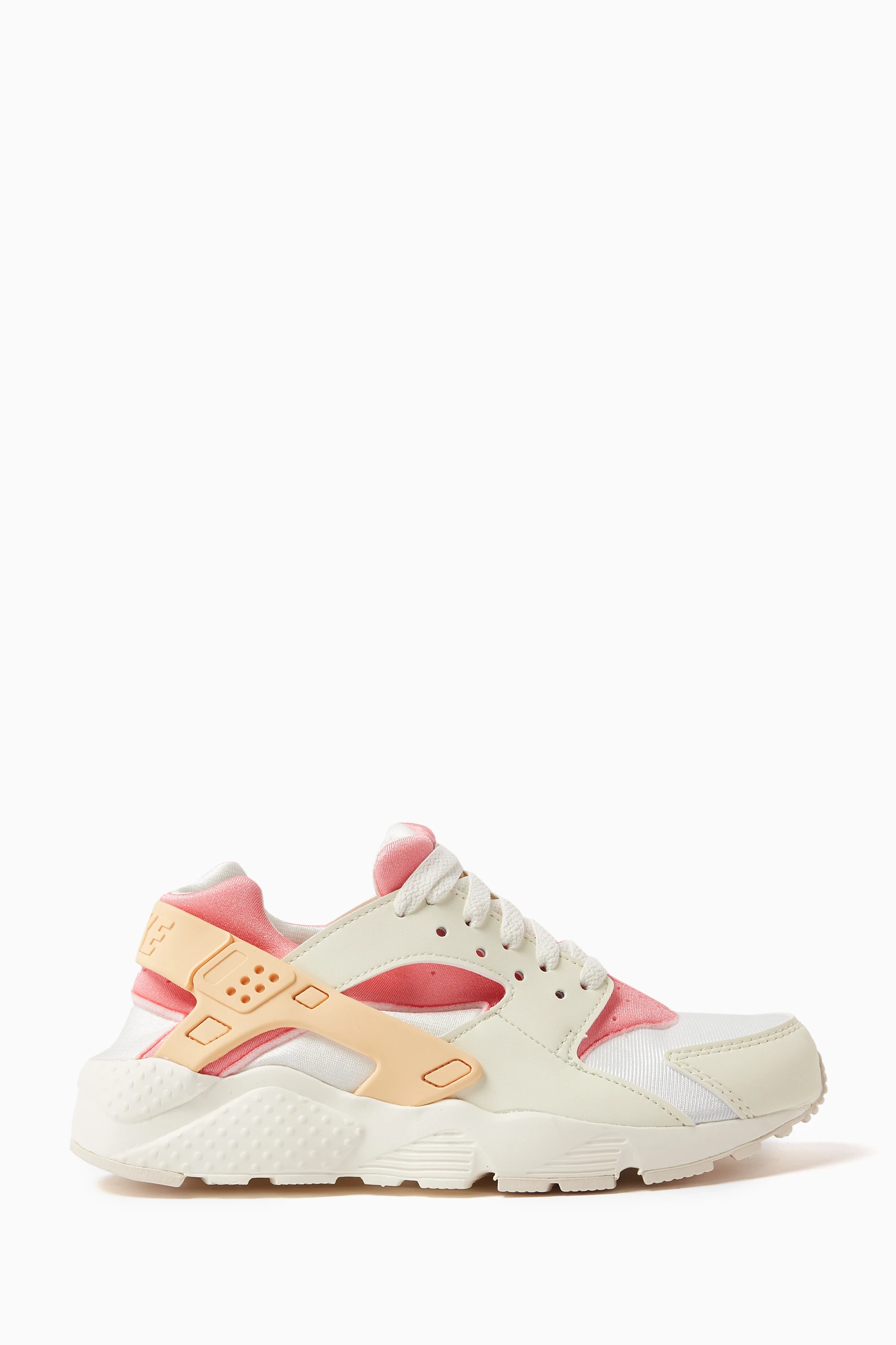 Pink Huaraches Peach And Grey Buy Nike Pink Huarache Run Sneakers