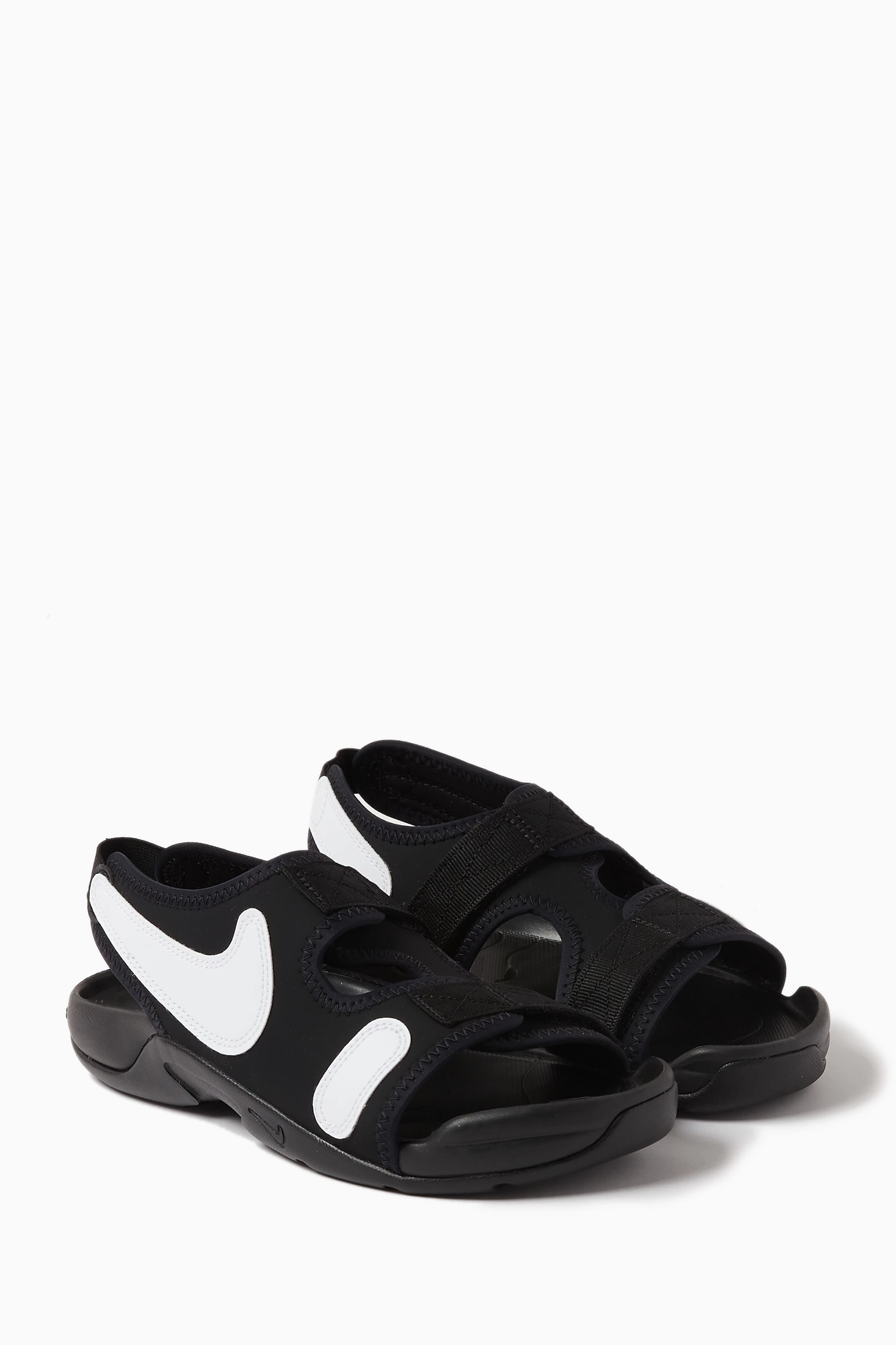 Buy Nike Black Sunray Adjust 6 Sandals in Textile For UNISEX Online Ounass Saudi