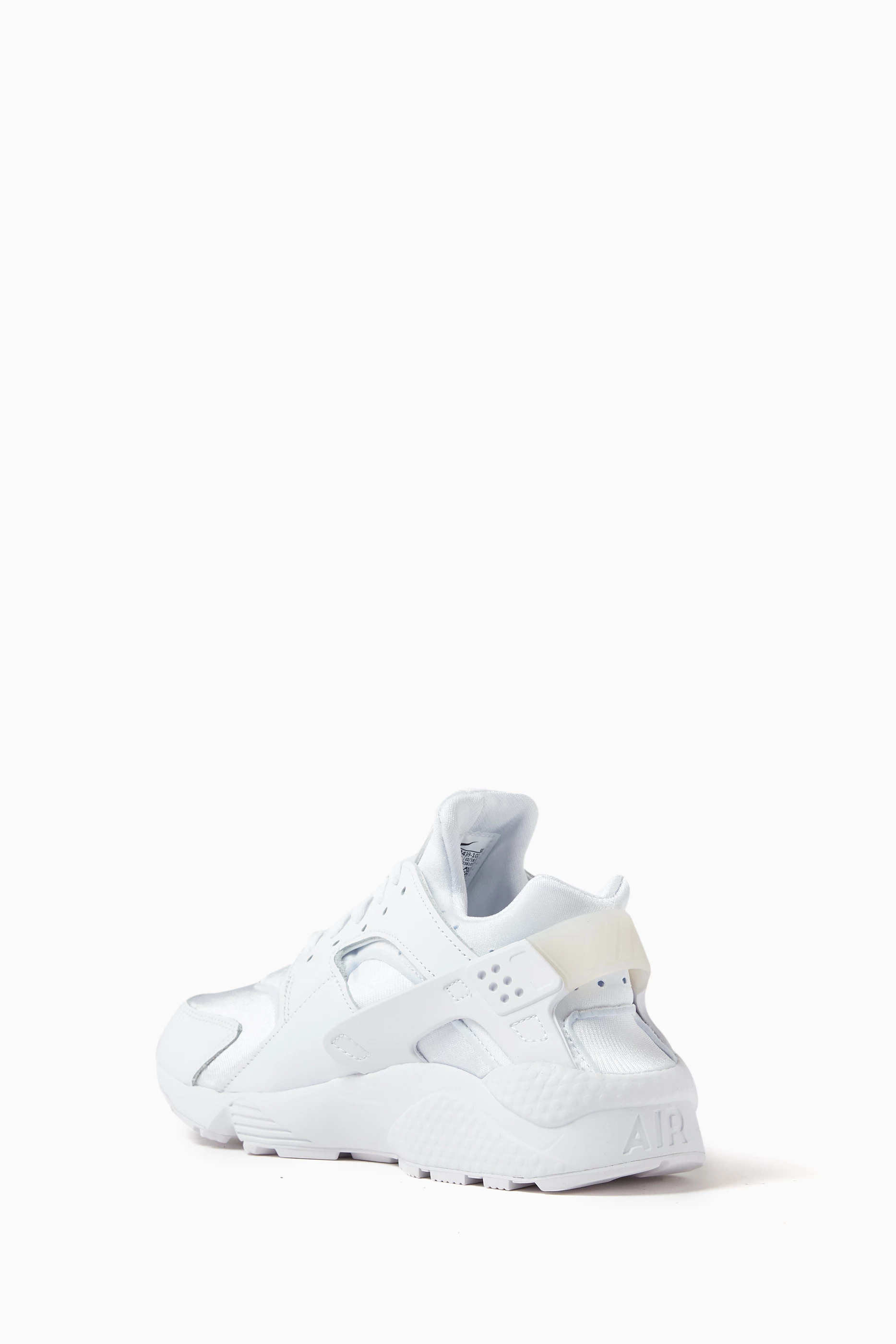 Buy Nike White Air Huarache Craft Sneakers in Mix Materials For
