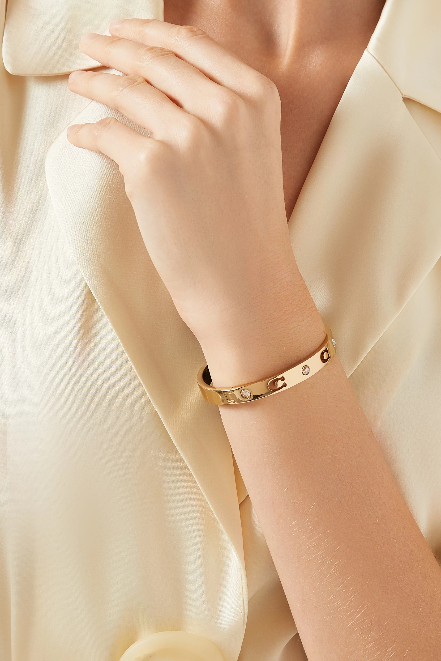 COACH® Outlet | Stone Hinged Bangle
