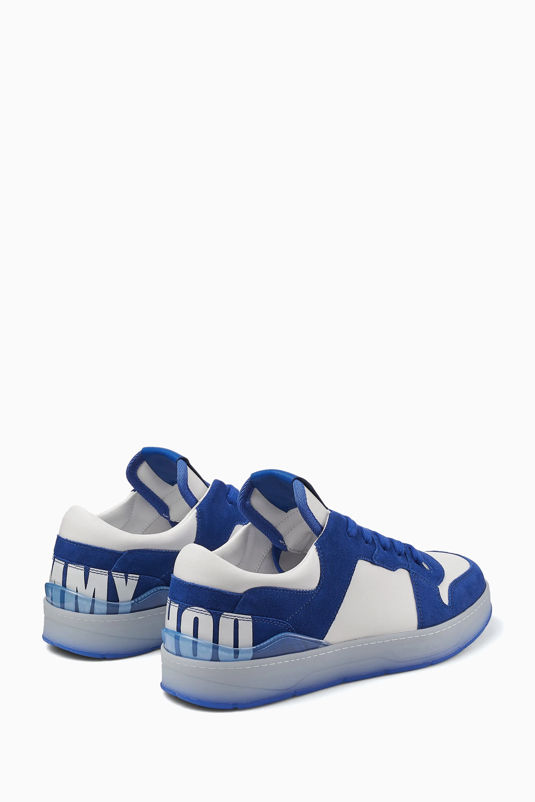 Buy Jimmy Choo Blue Florent/M Low-top Sneakers in Leather