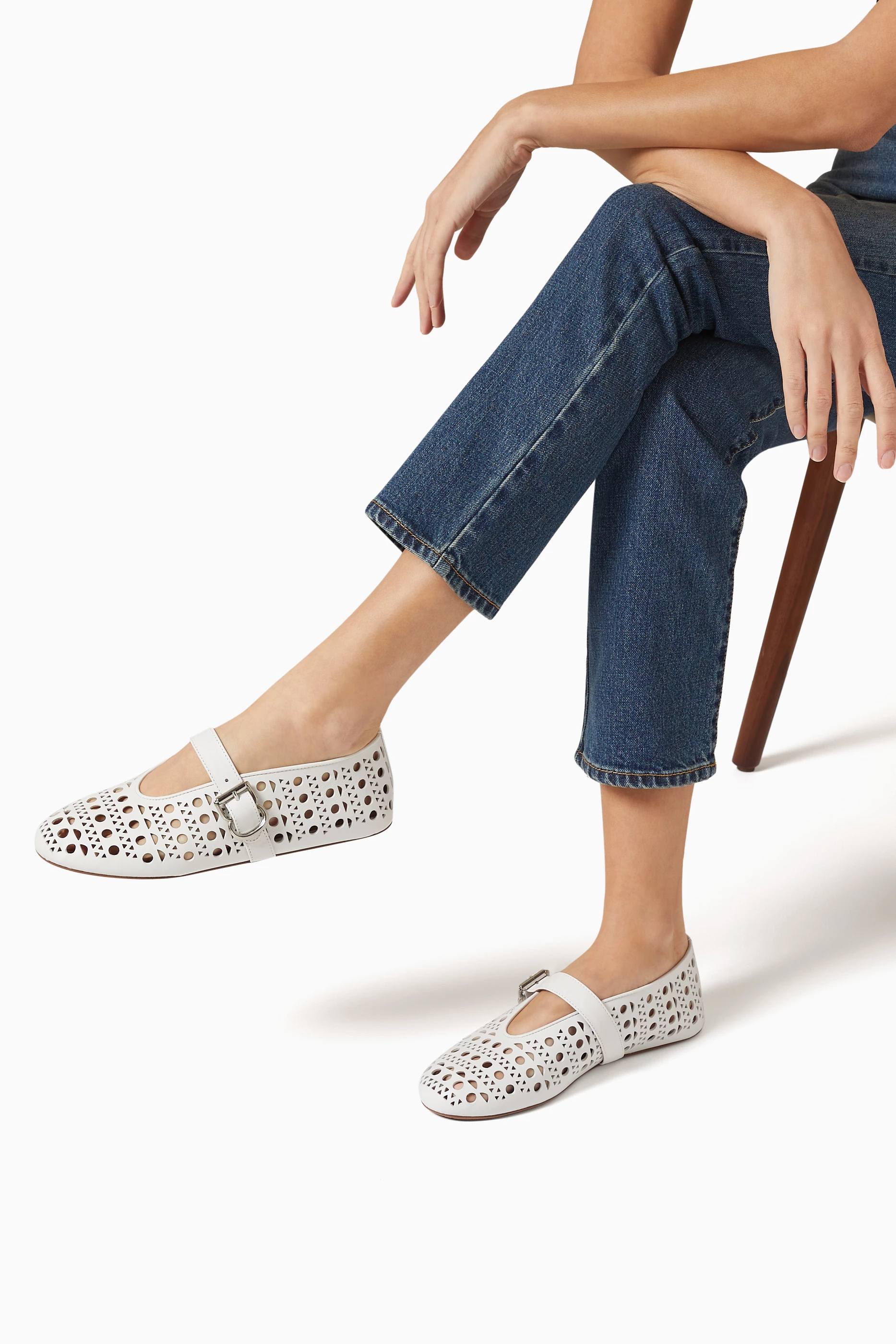 Alaia white shoes on sale