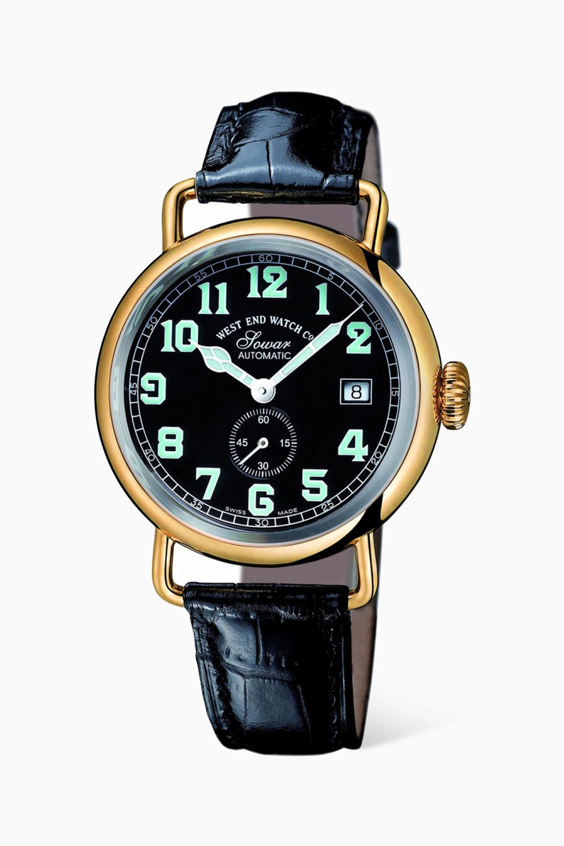 Buy West End Watch Co. Black Sowar 1916 Automatic Watch For Men Online Ounass Saudi