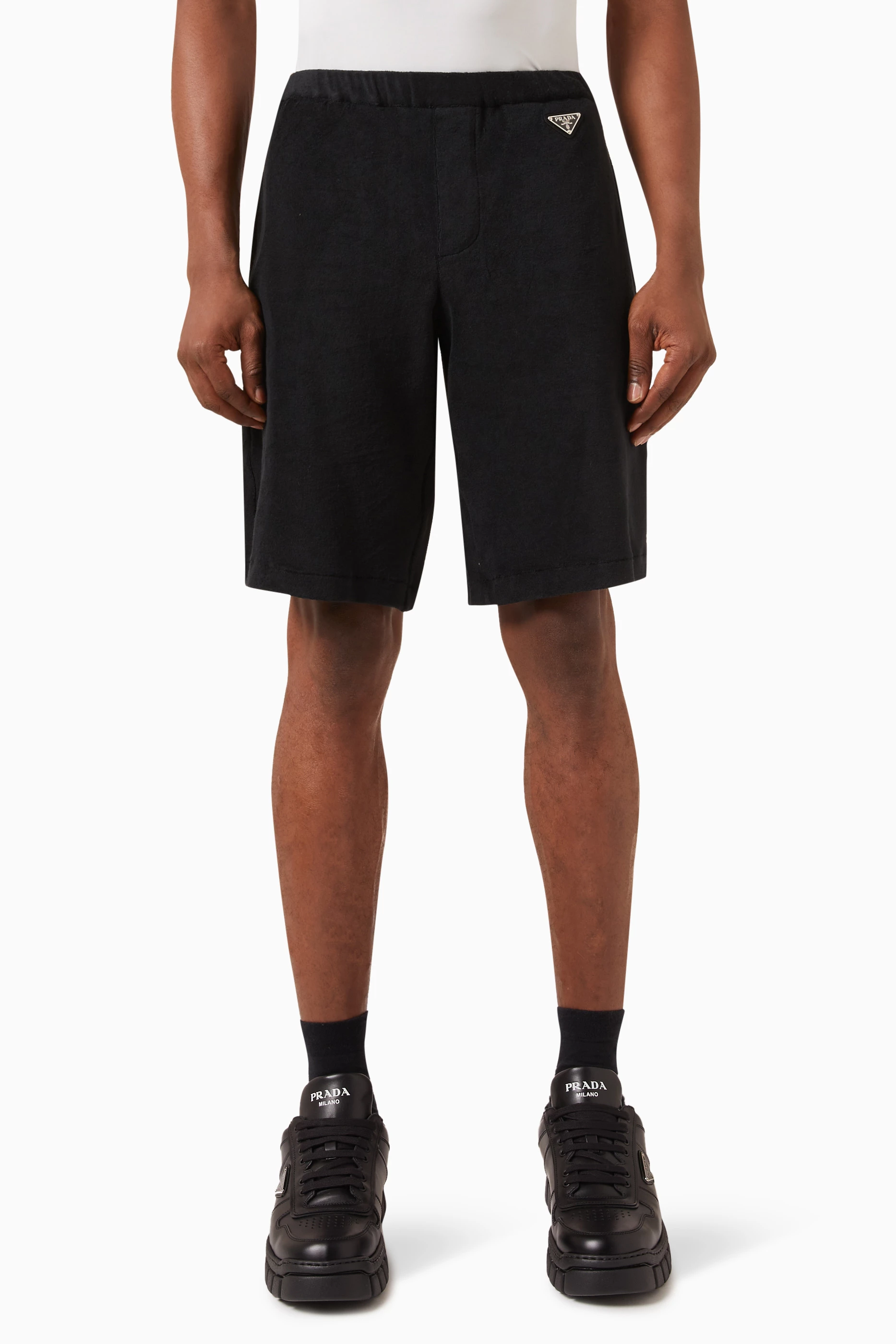 Prada bermuda shorts on sale