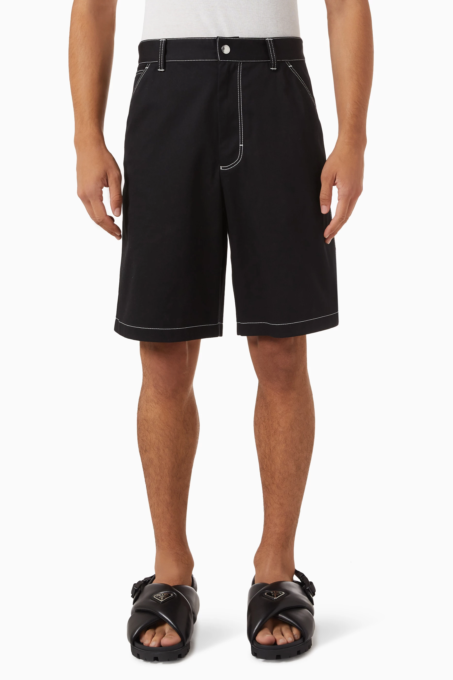 Prada mens short shorts store