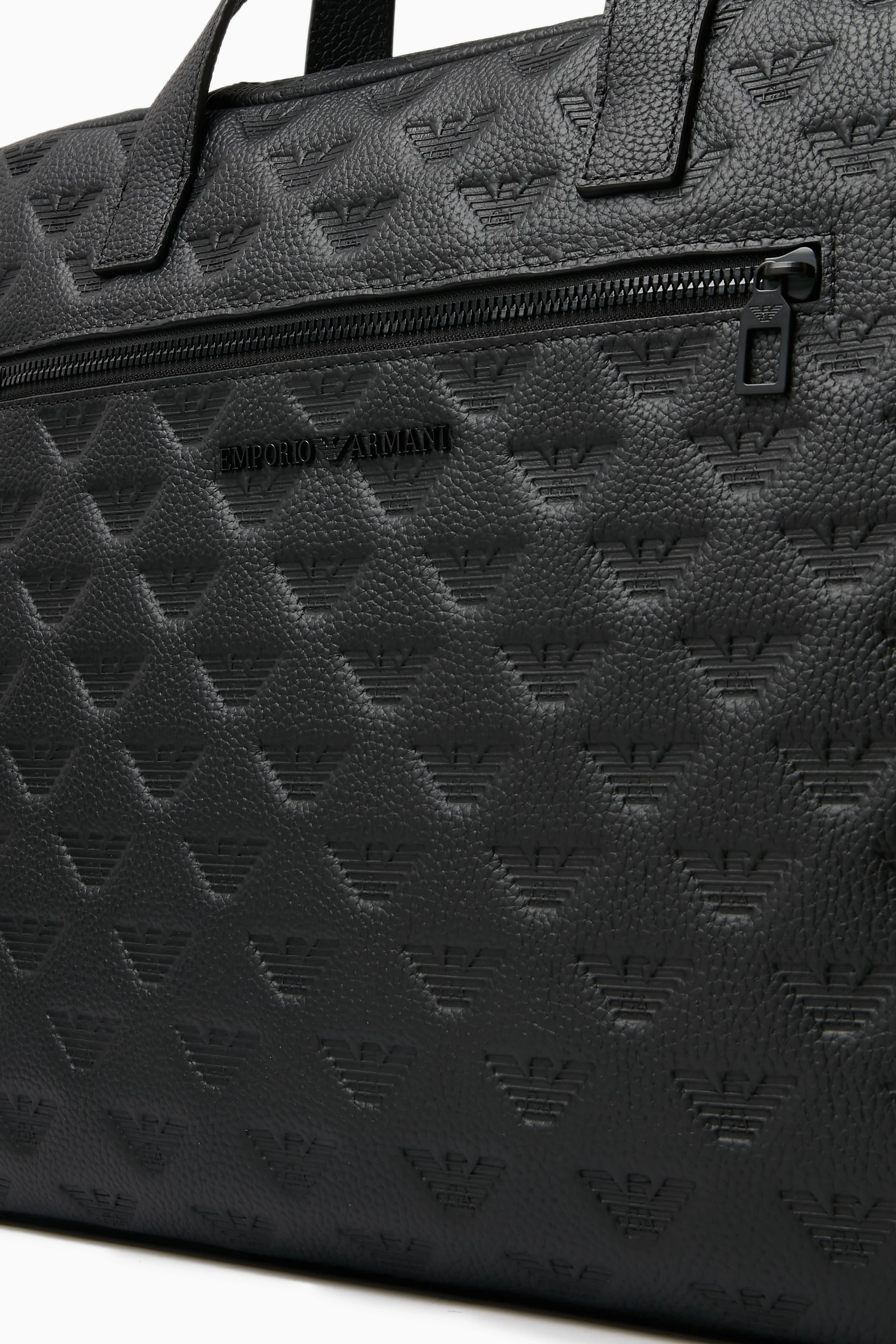 Emporio armani laptop bag online