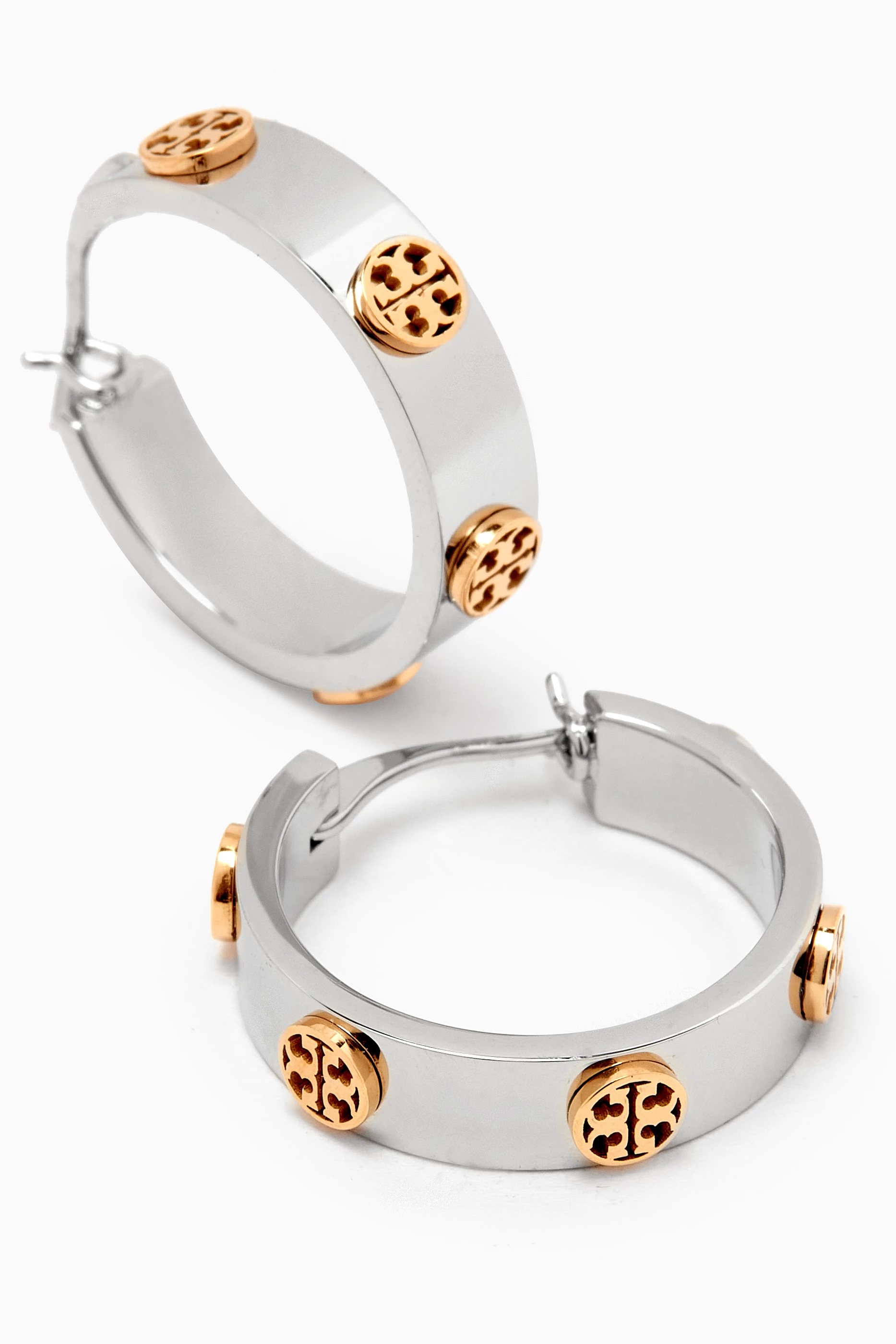 Tory burch miller hoop earrings 2025