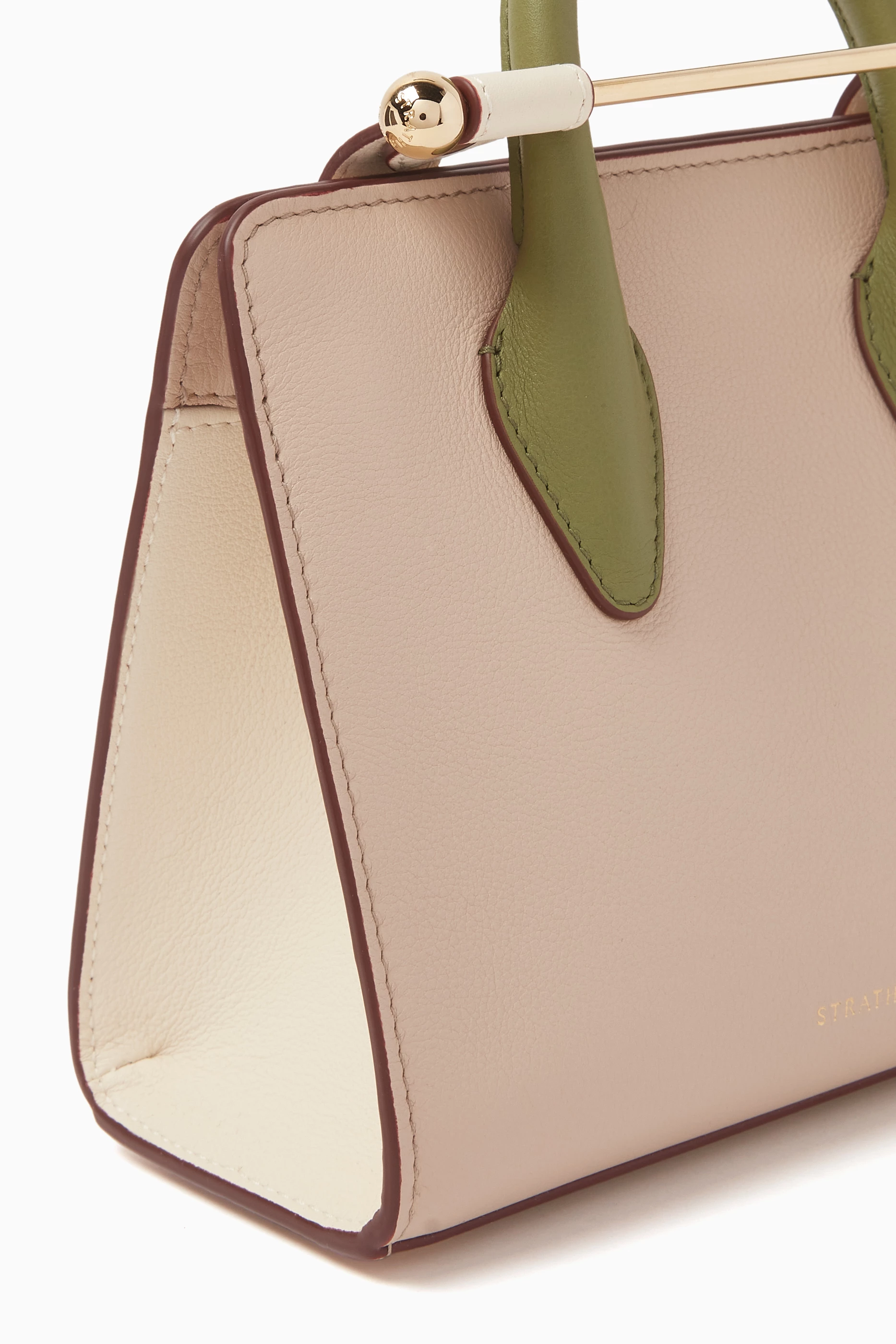 Strathberry Nano Tote Vanilla Buy Strathberry Neutral Nano Tote Bag In  Calfskin Leather For