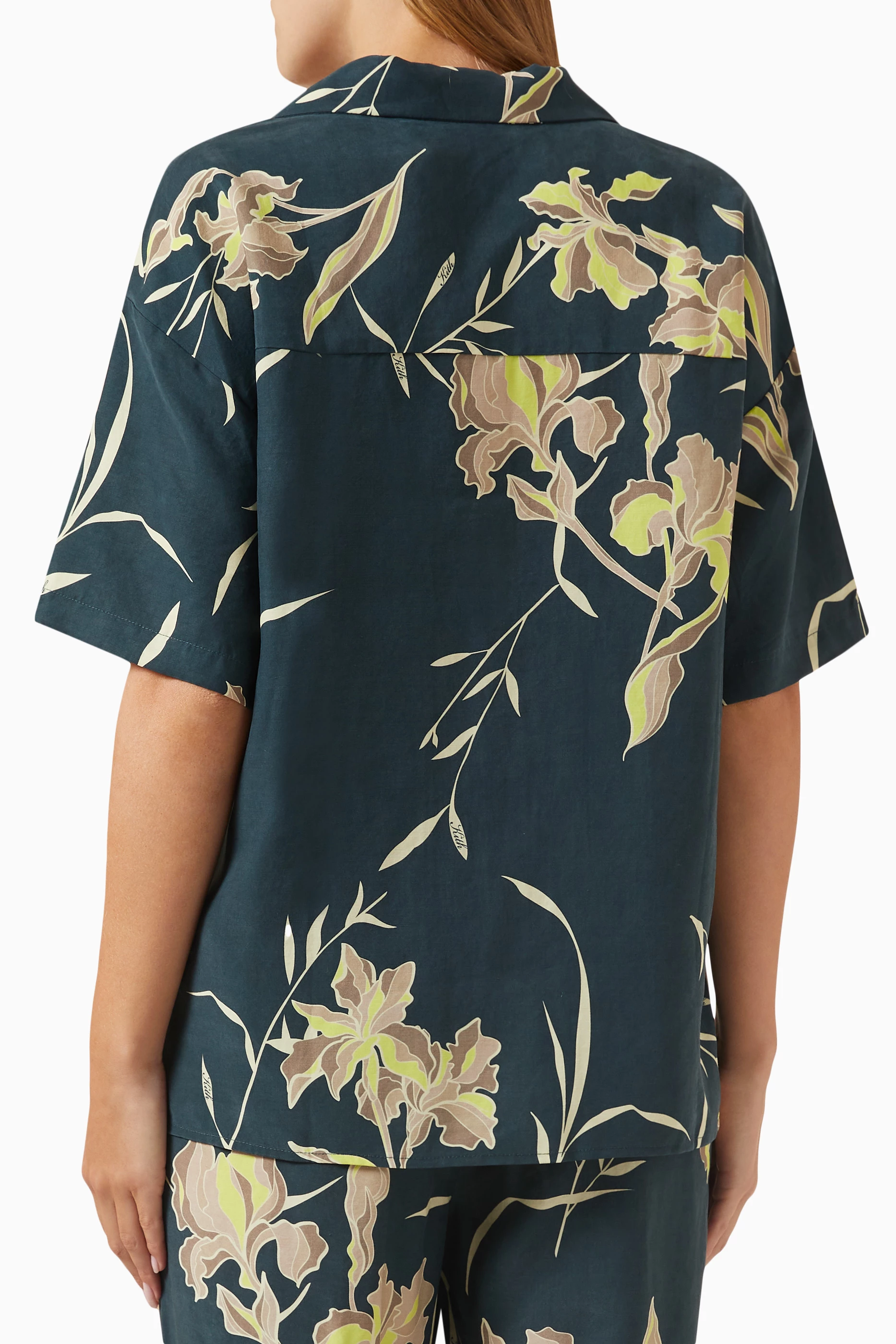 初売り 福袋 Kith Women Elena Embroidered Camp shirt トップス
