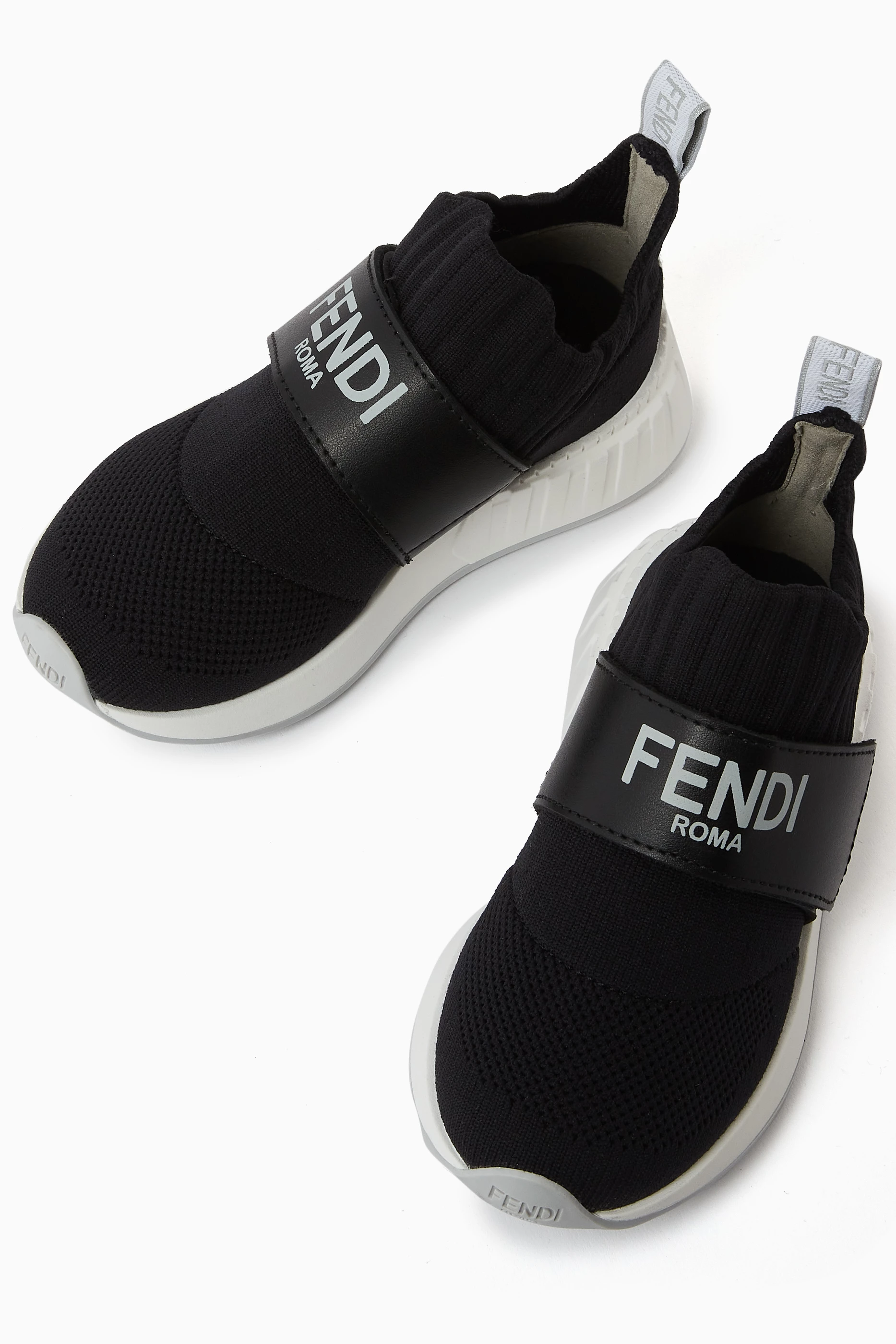 Fendi logo mesh sneakers store