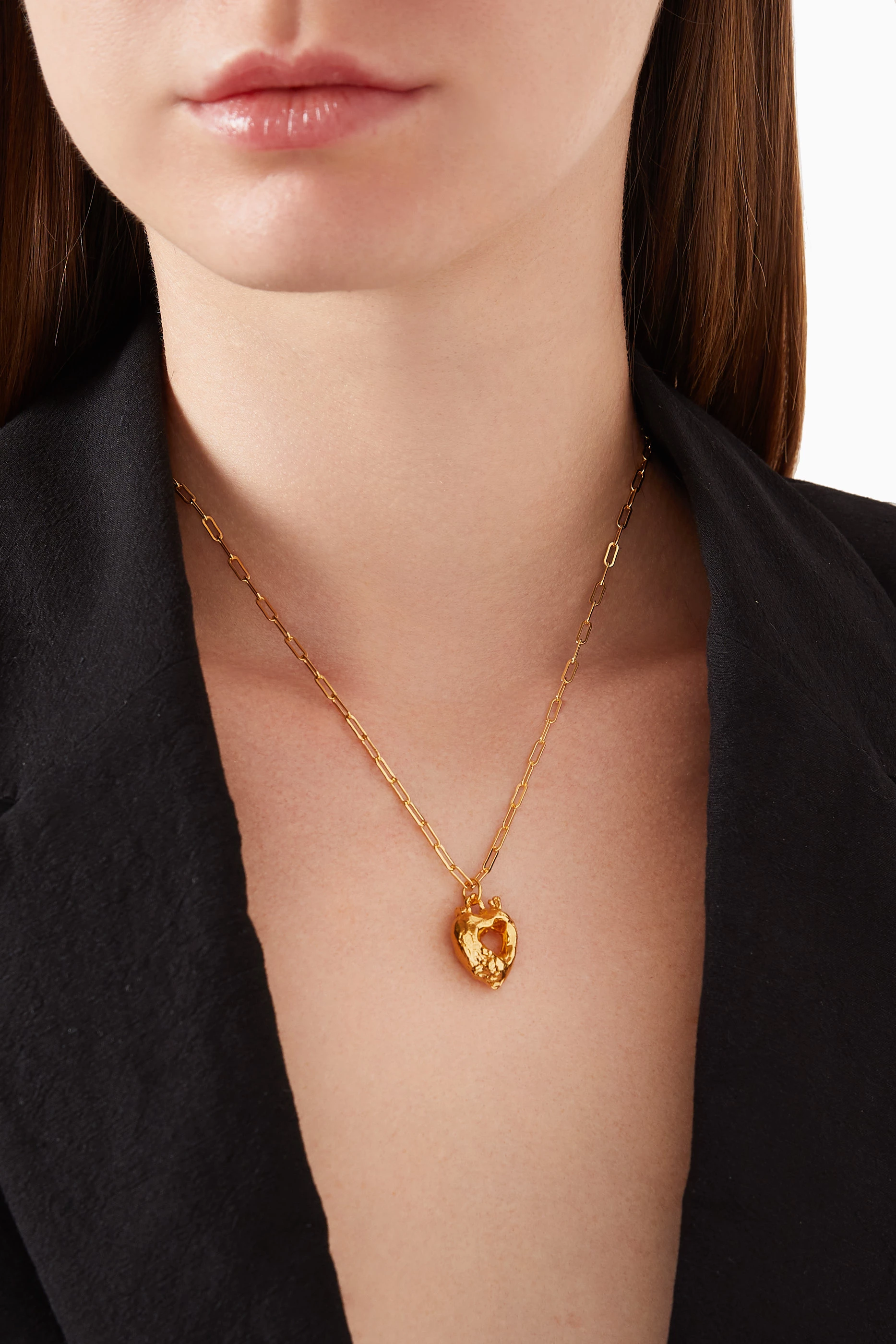 Buy Alighieri Gold The Lovers Pact Heart Necklace in 24kt