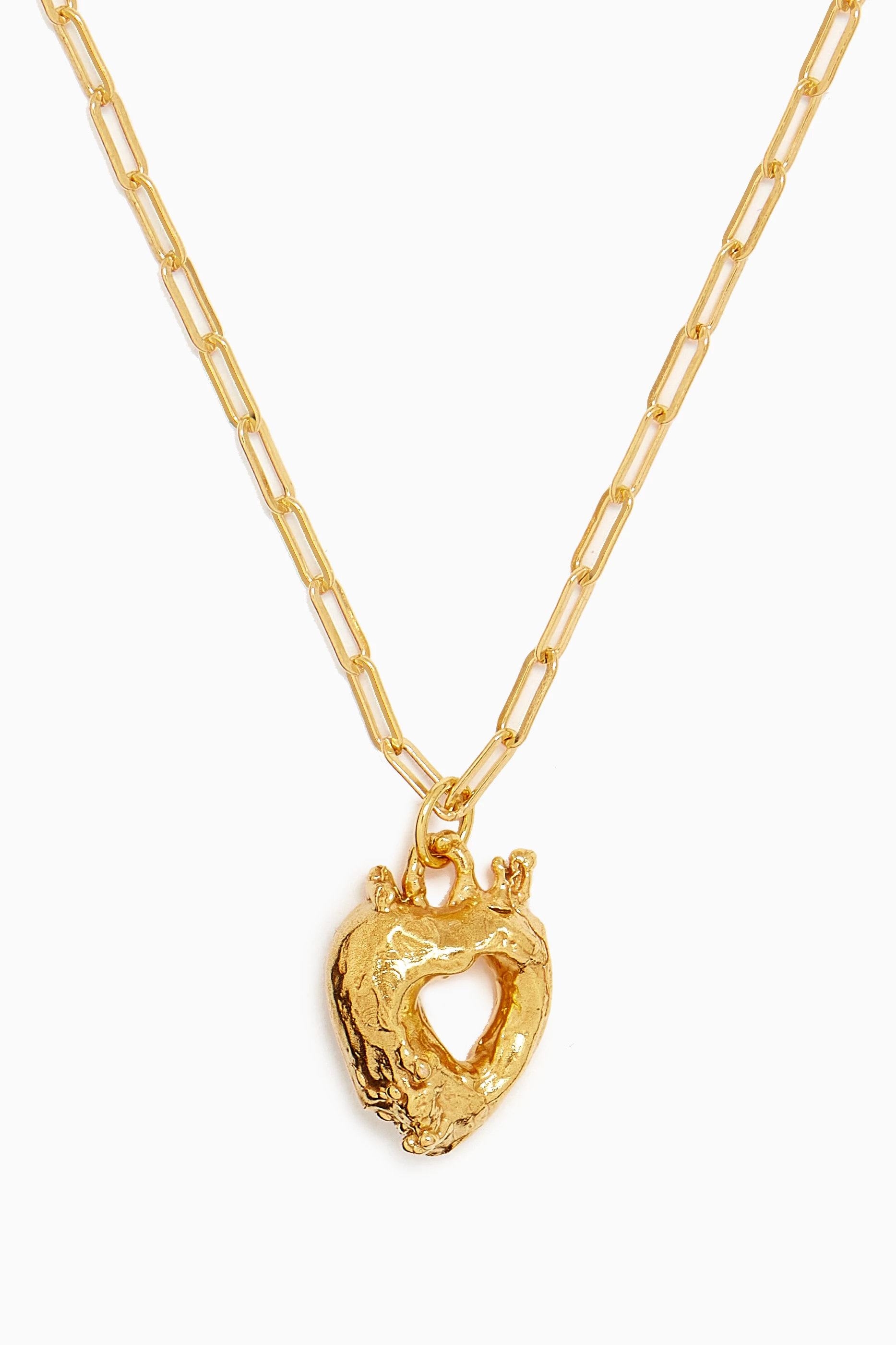 【関税込み】Alighieri ゴールド The Lovers Pact ネックレス The Lovers' Pact Necklace | 24kt Gold-Plated Heart Pendant