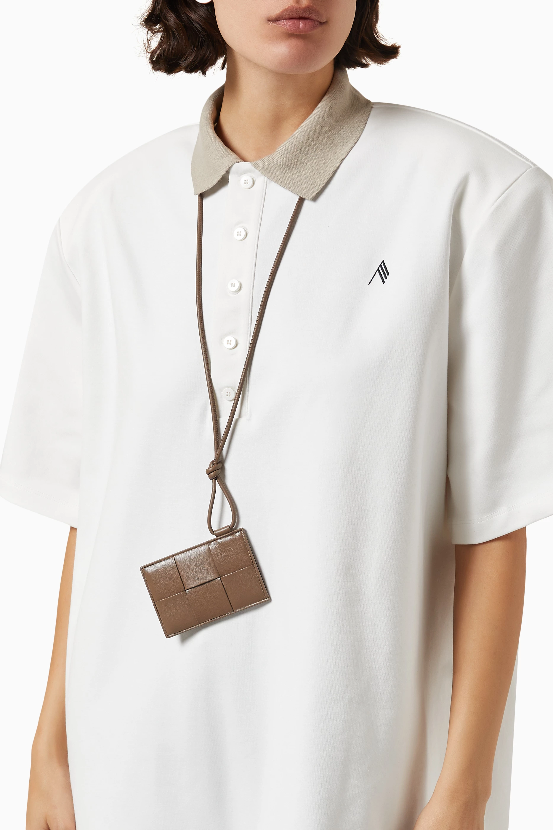 【BOTTEGA VENETA】Cassette Badge Holder ストラップ ホルダー Bottega Veneta® Women's Cassette Badge Holder in Black. Shop