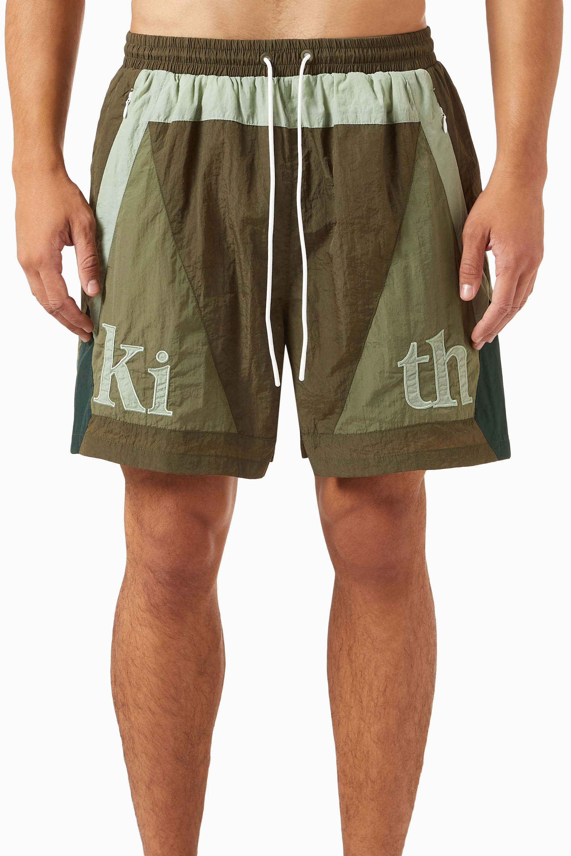 Buy Kith Green Turbo Swim Shorts in Nylon For Men Online | Ounass Saudi