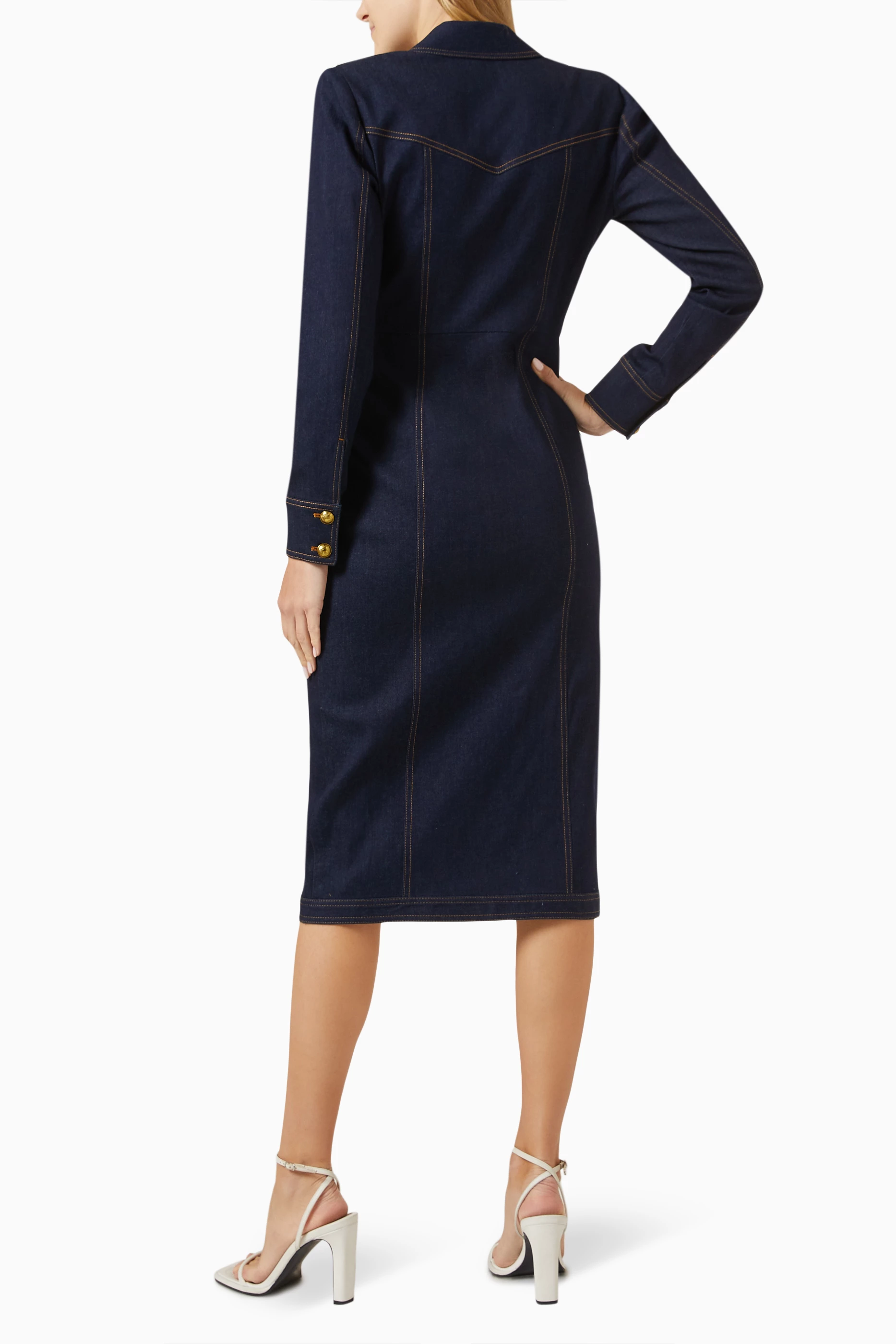 veronica beard arlington denim wrap dress Veronica Beard