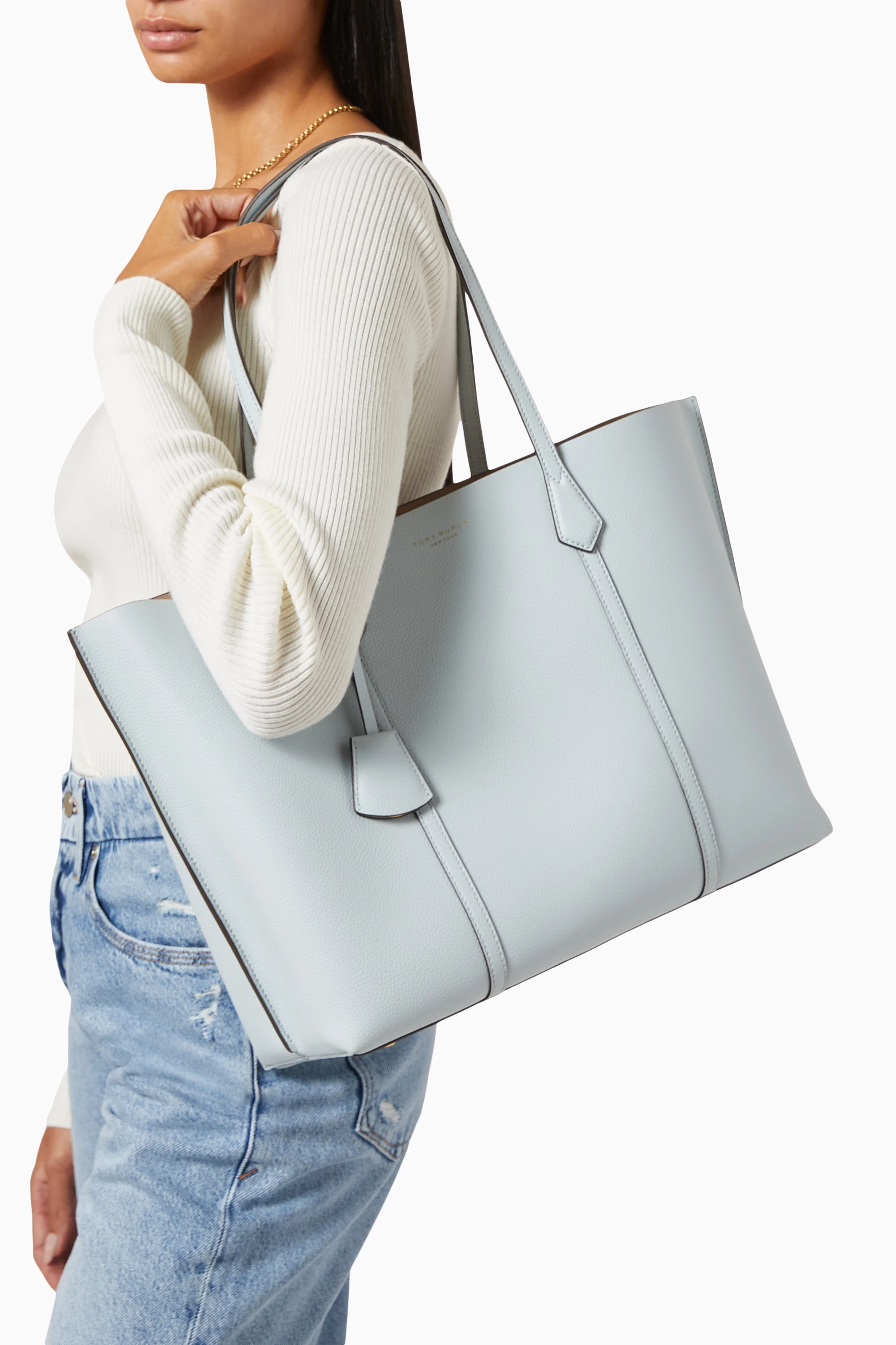 Buy Tory Burch Multicolour Perry Triple-compartment Tote Bag in