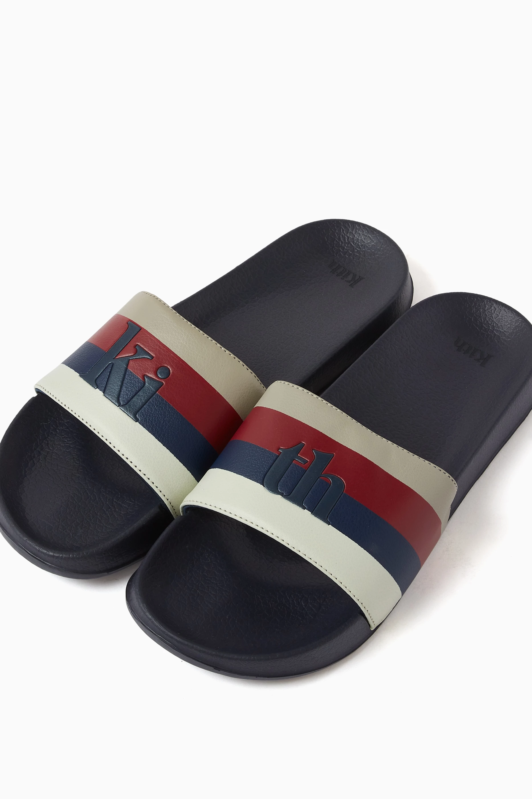 Kith Rare Multi Stripe Serif Slides – Clean & Comfortable img92256_src.jpg main image 2