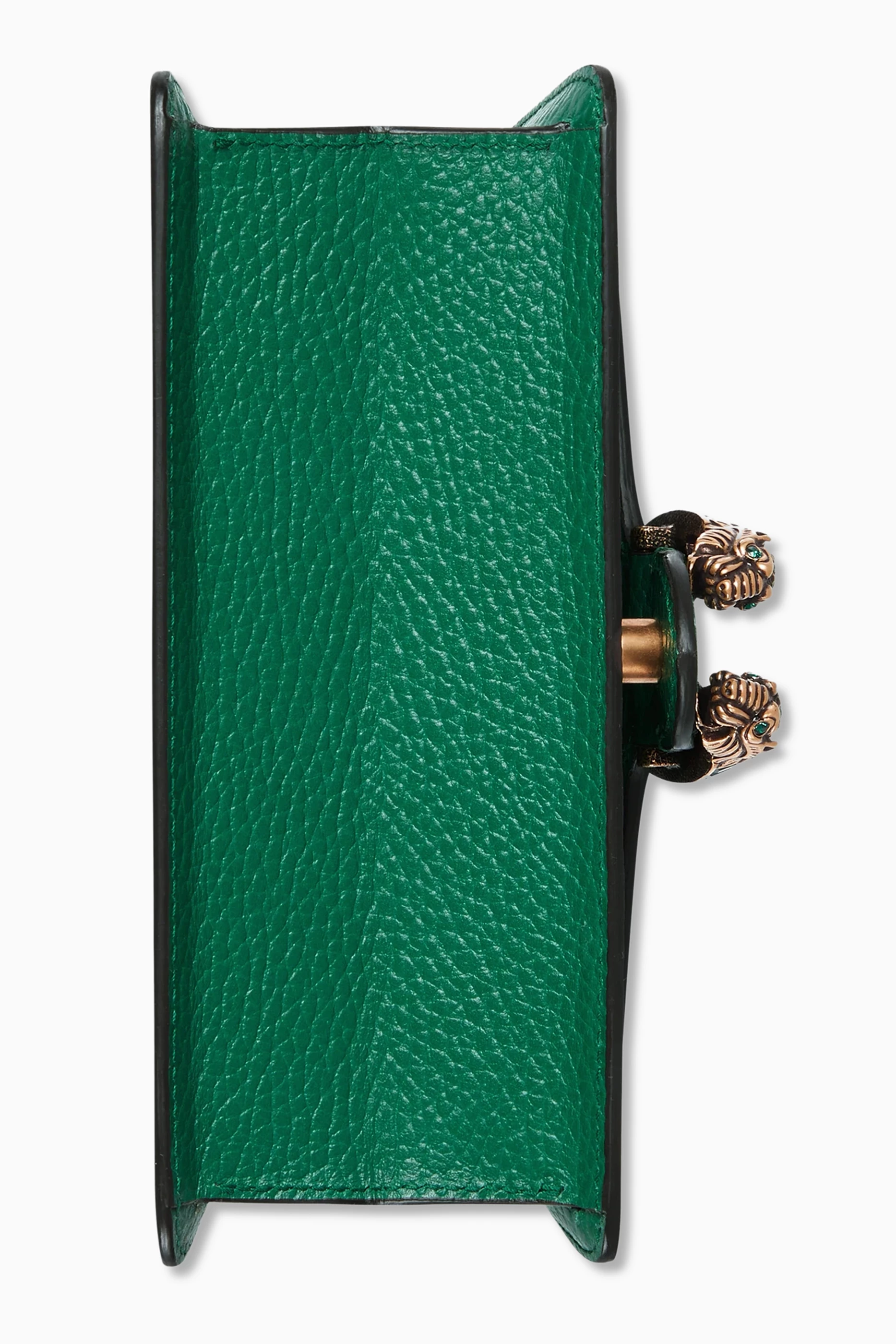 Buy Gucci Green Mini Dionysus Top Handle Bag in Leather For Women - Main Image